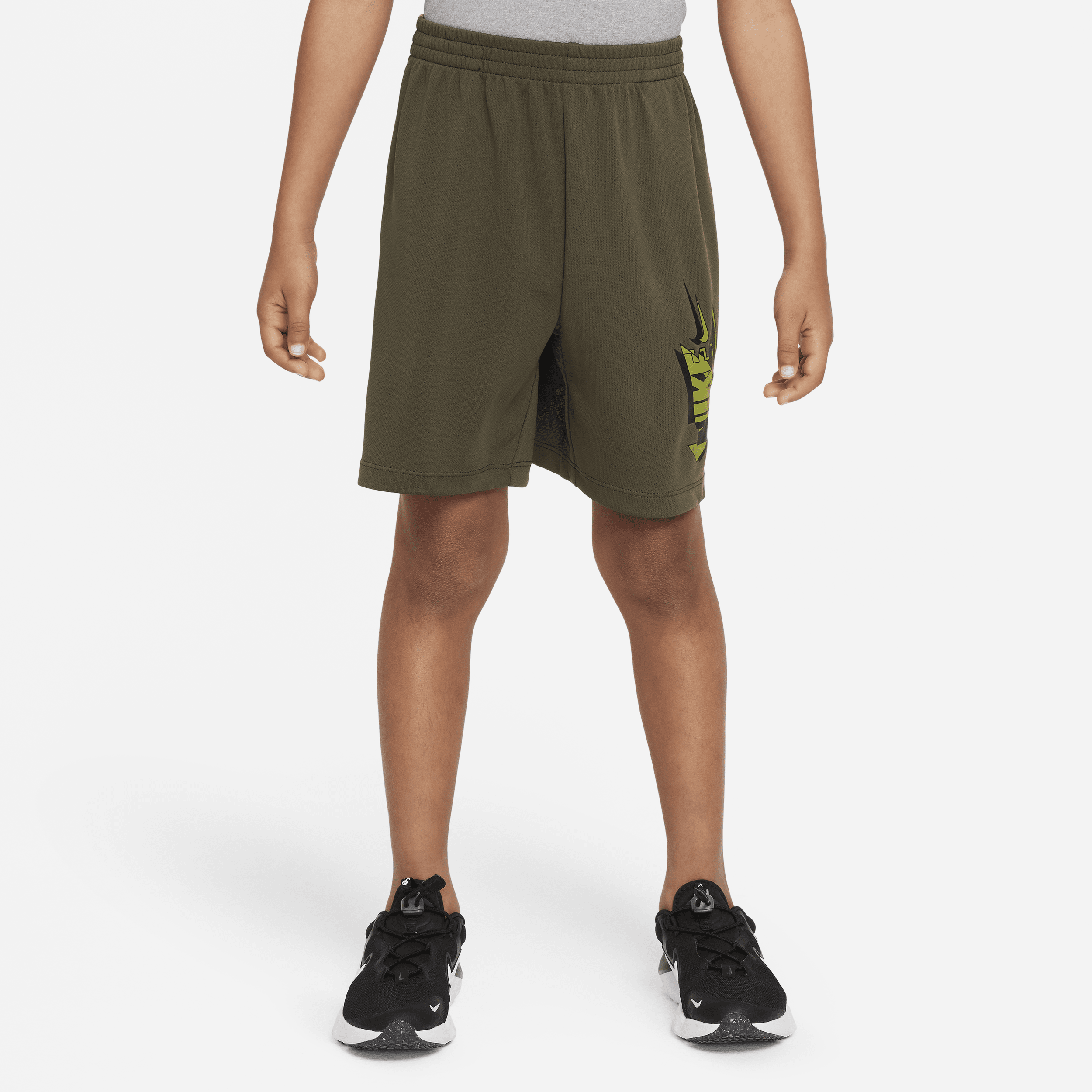 Nike Dri-fit Little Kids' Shorts In Green