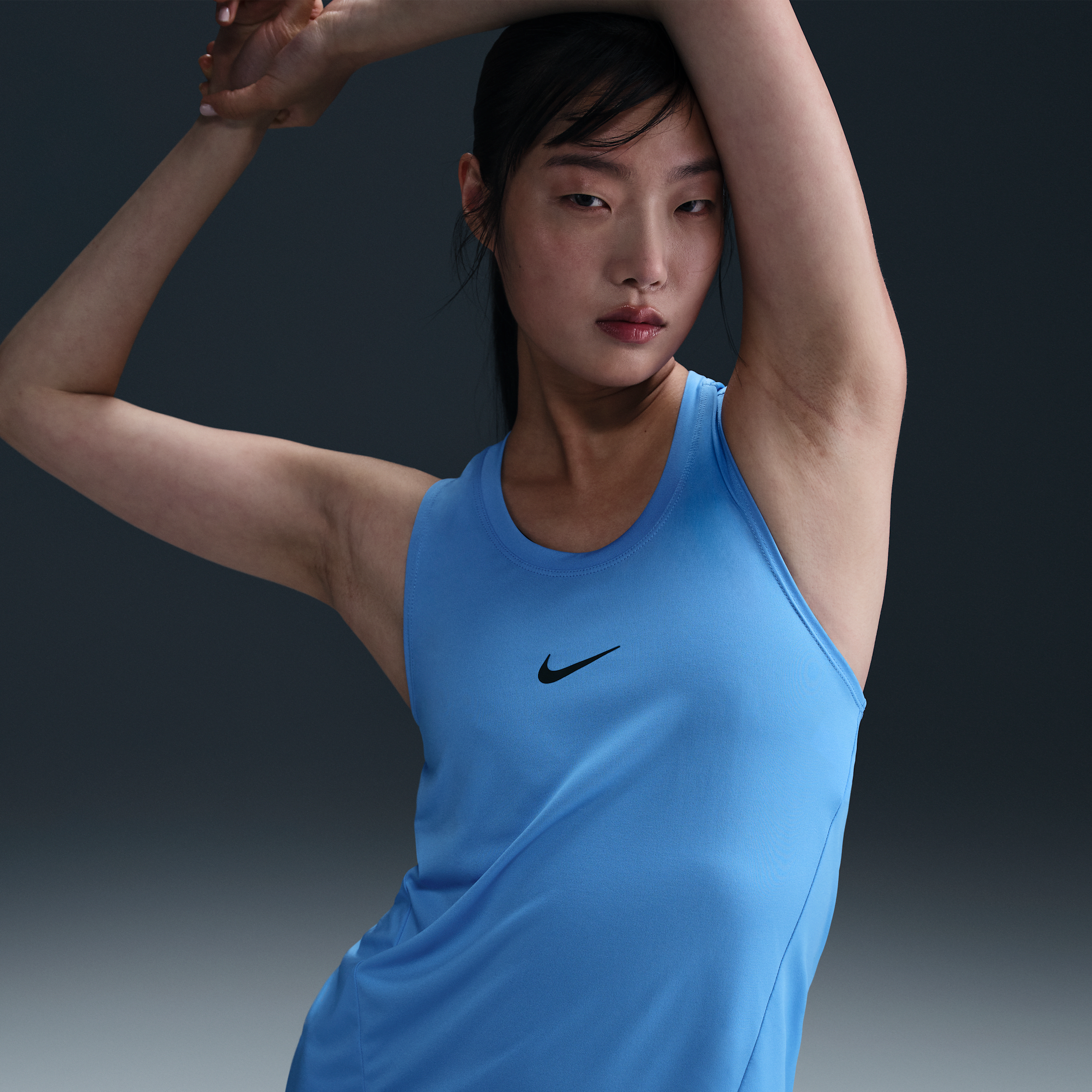 Nike Women's Swim Essential Tank Top In Blue