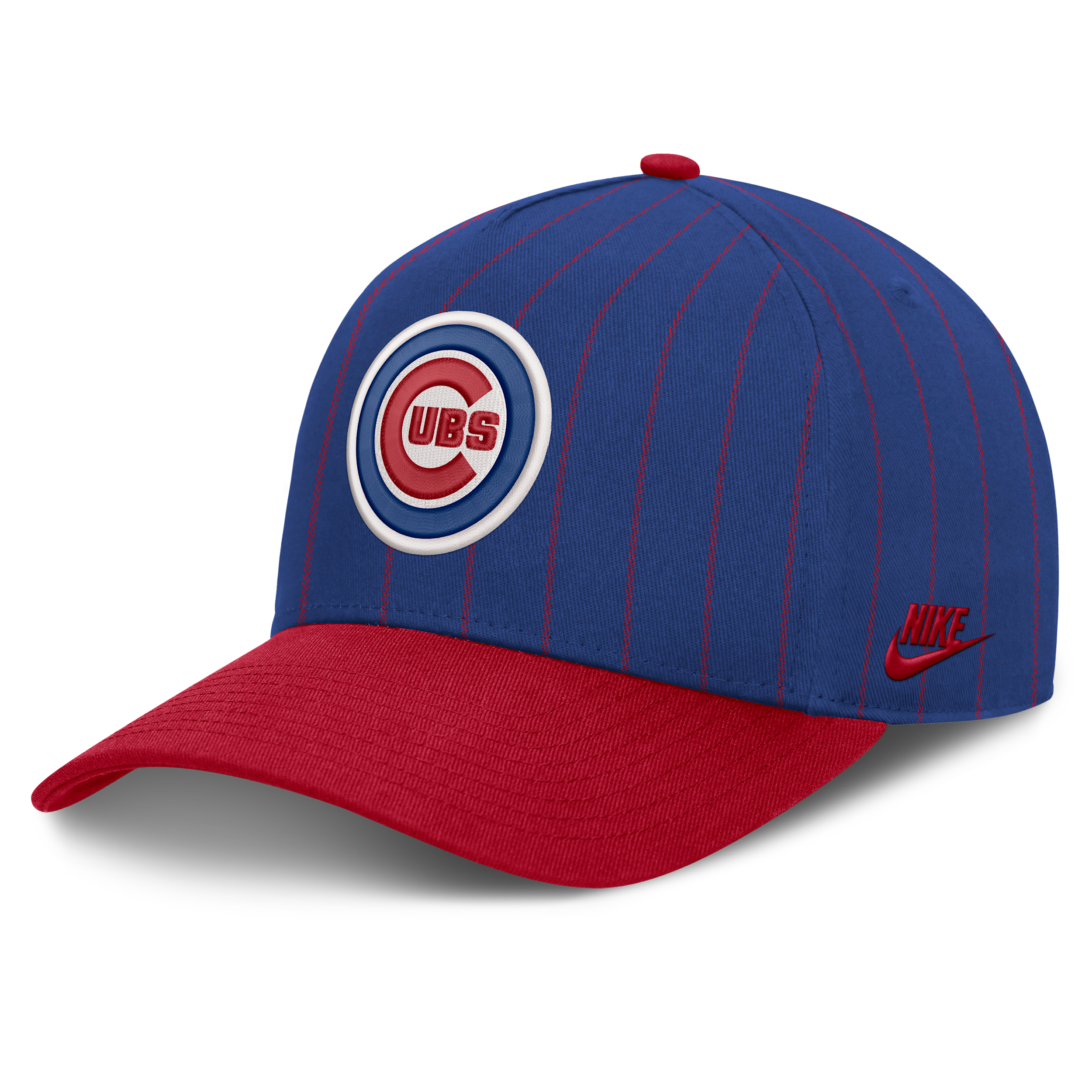 Chicago Cubs Cooperstown Rise Nike Men's MLB A-Frame Adjustable Hat in Blue | NB1D073KC78-JC9