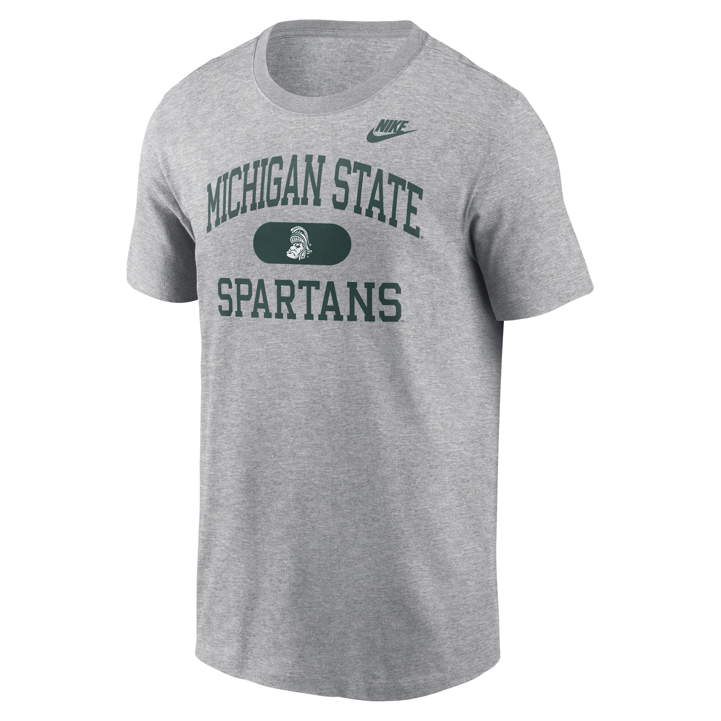 Nike Heather Gray Michigan State Spartans Legacy Alma Mater T-shirt In Gray