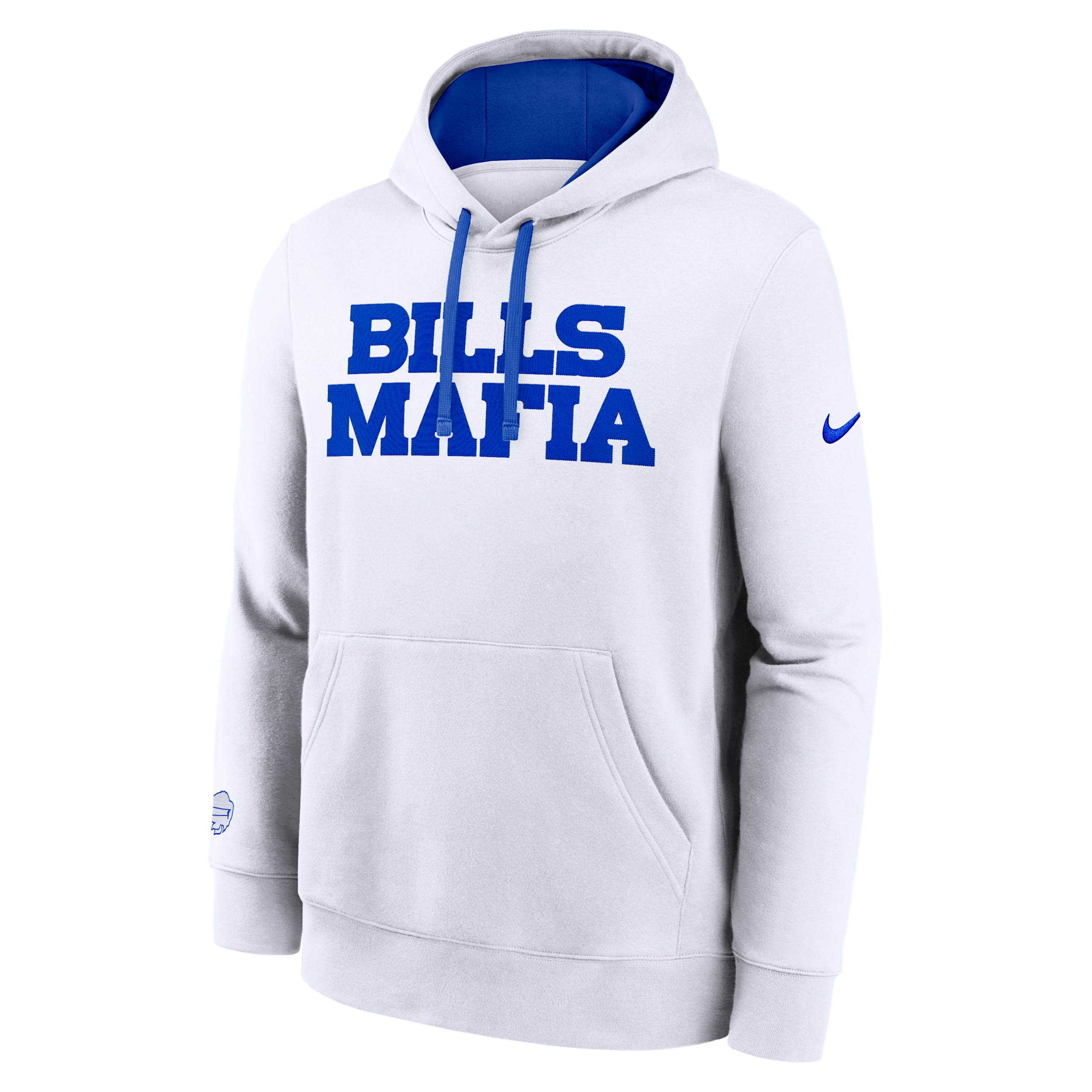 Nike Buffalo Bills Rivalries Collection Club  Men's Nfl Pullover Hoodie In White
