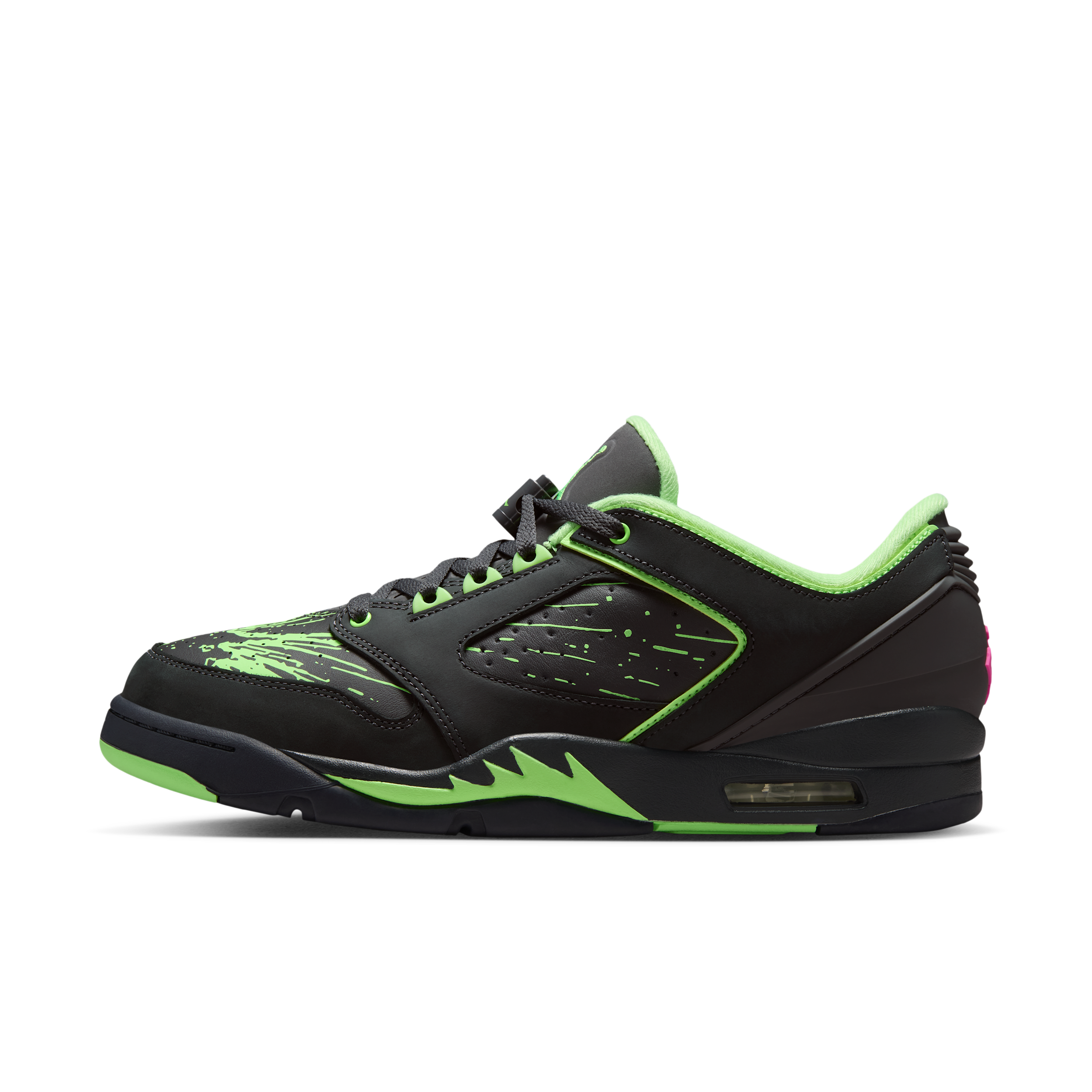 Jordan Sixty Plus Low Shoes, Men's, M14/W15.5, Anthracite/Anthracite/Lime Blast/Pink Blast