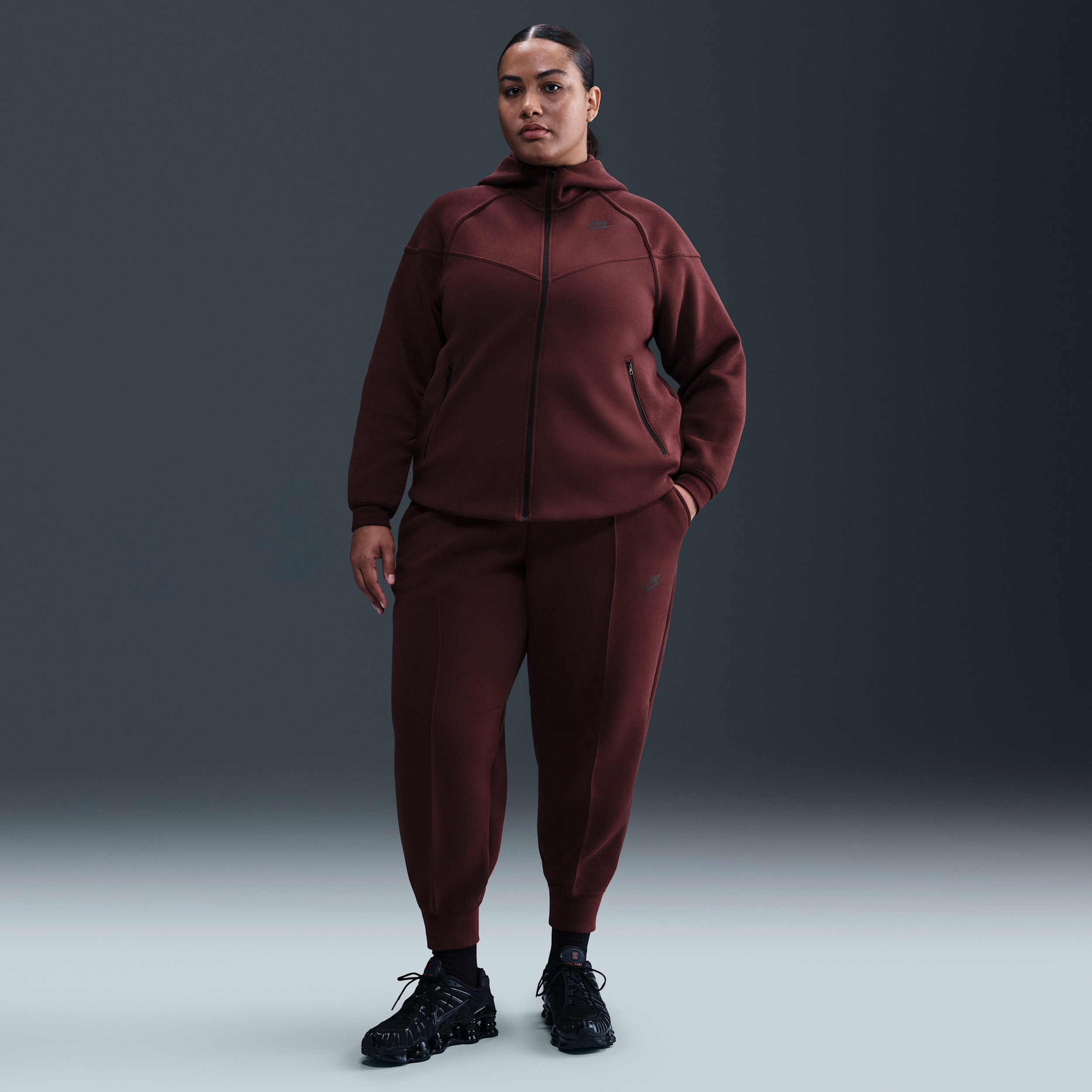 Nike Women's  Sportswear Tech Fleece Mid-rise Jogger Pants (plus Size)