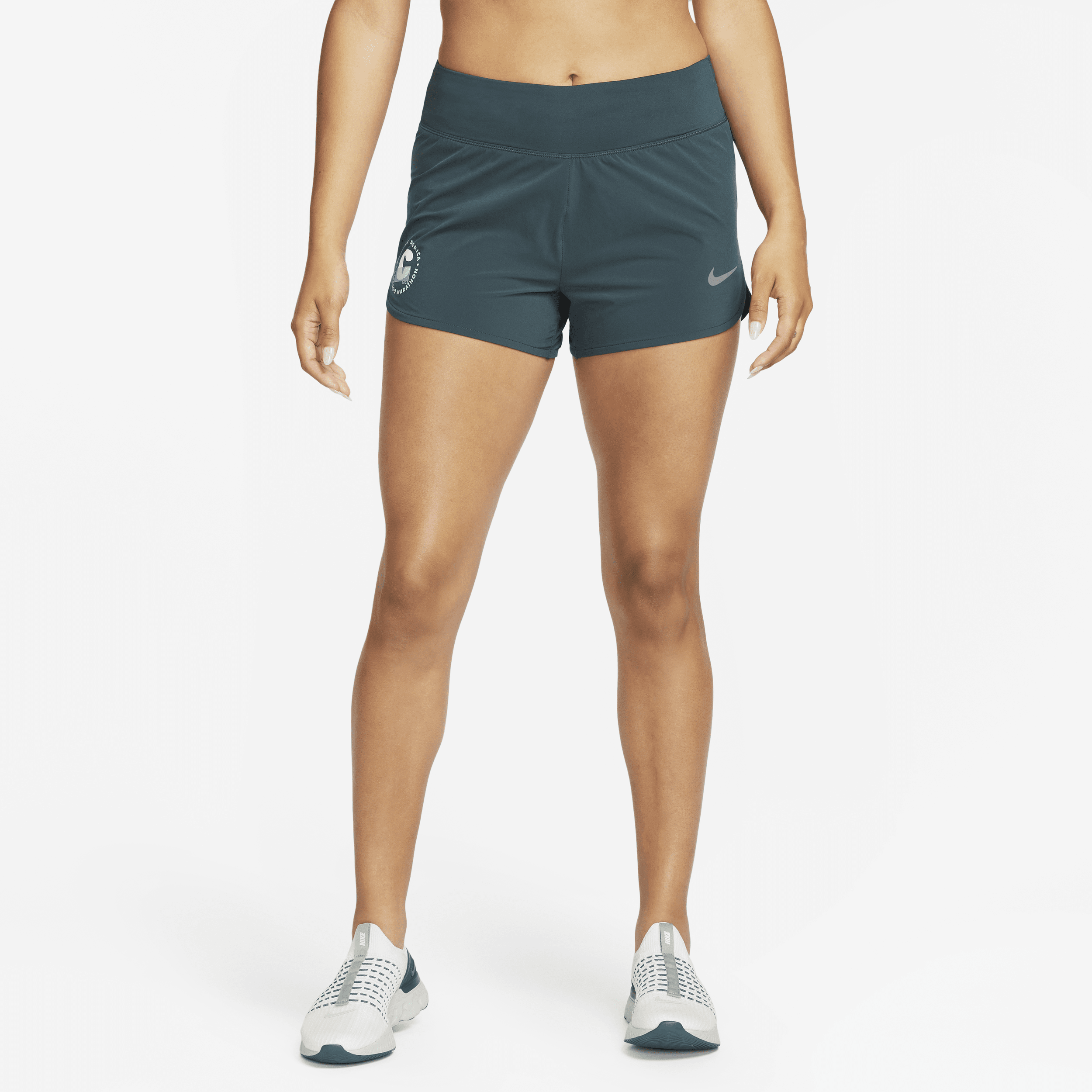Nike Women's Eclipse 3" Running Shorts In Green