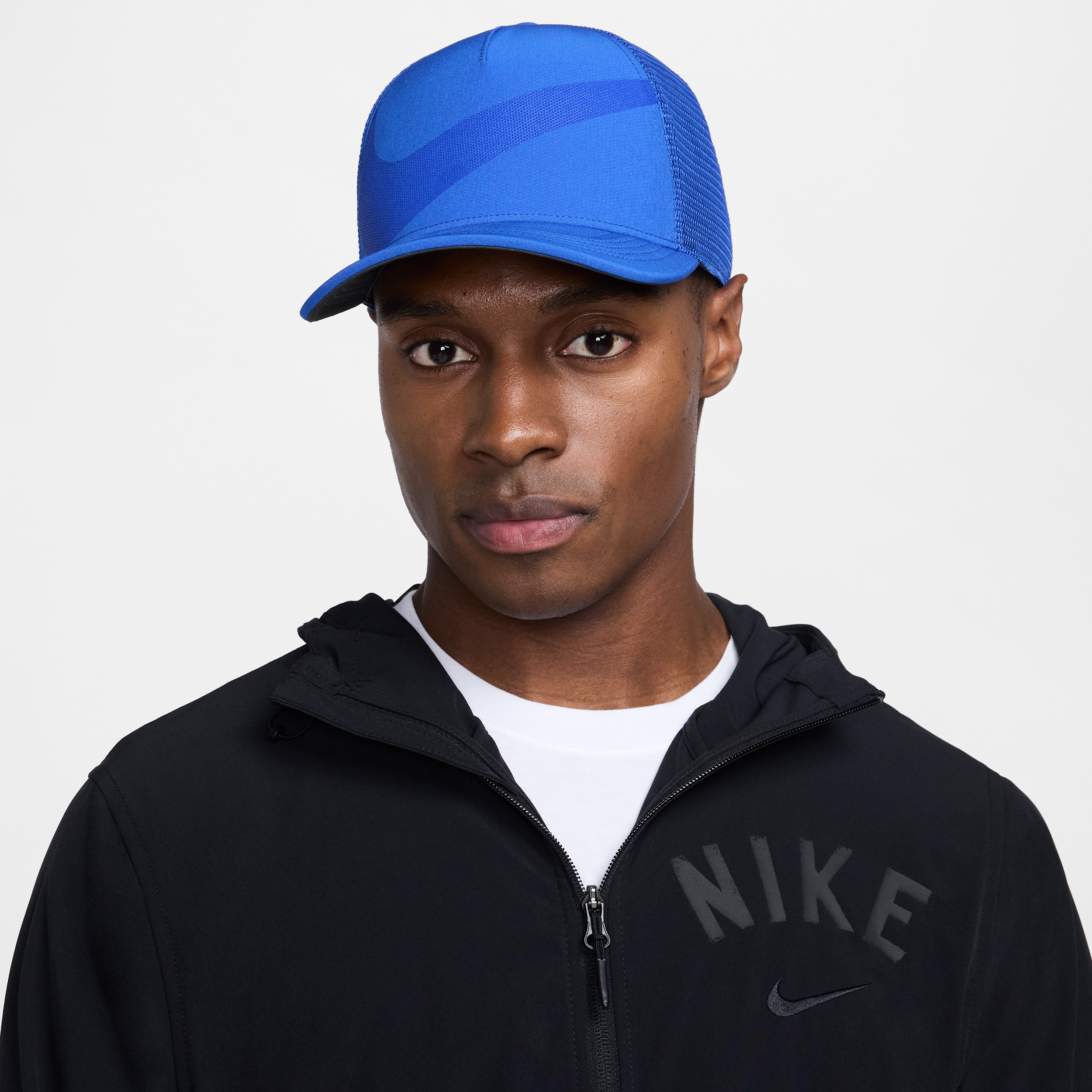 Nike Unisex Rise Dri-fit Trucker Cap In Blue