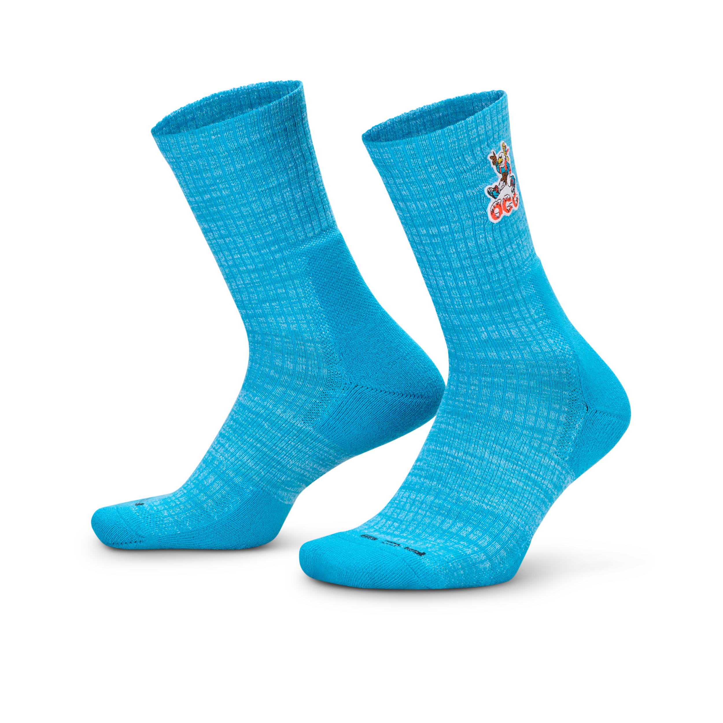Unisex Nike ACG USA Everyday Cushioned Crew Socks (1 Pair) in Blue | PAB873-469