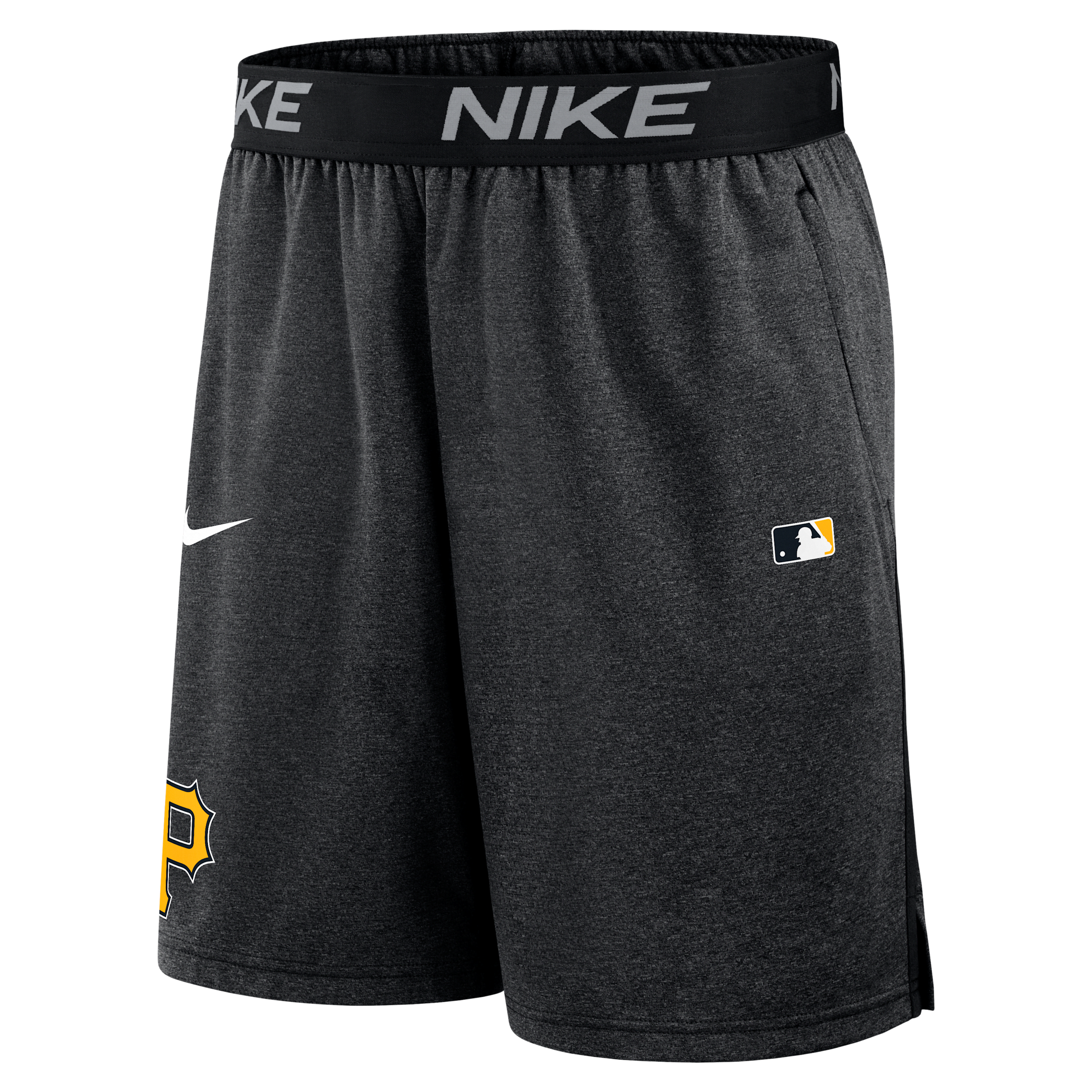 Nike Men's Black Pittsburgh Pirates Authentic Collection Performance Knit Shorts
