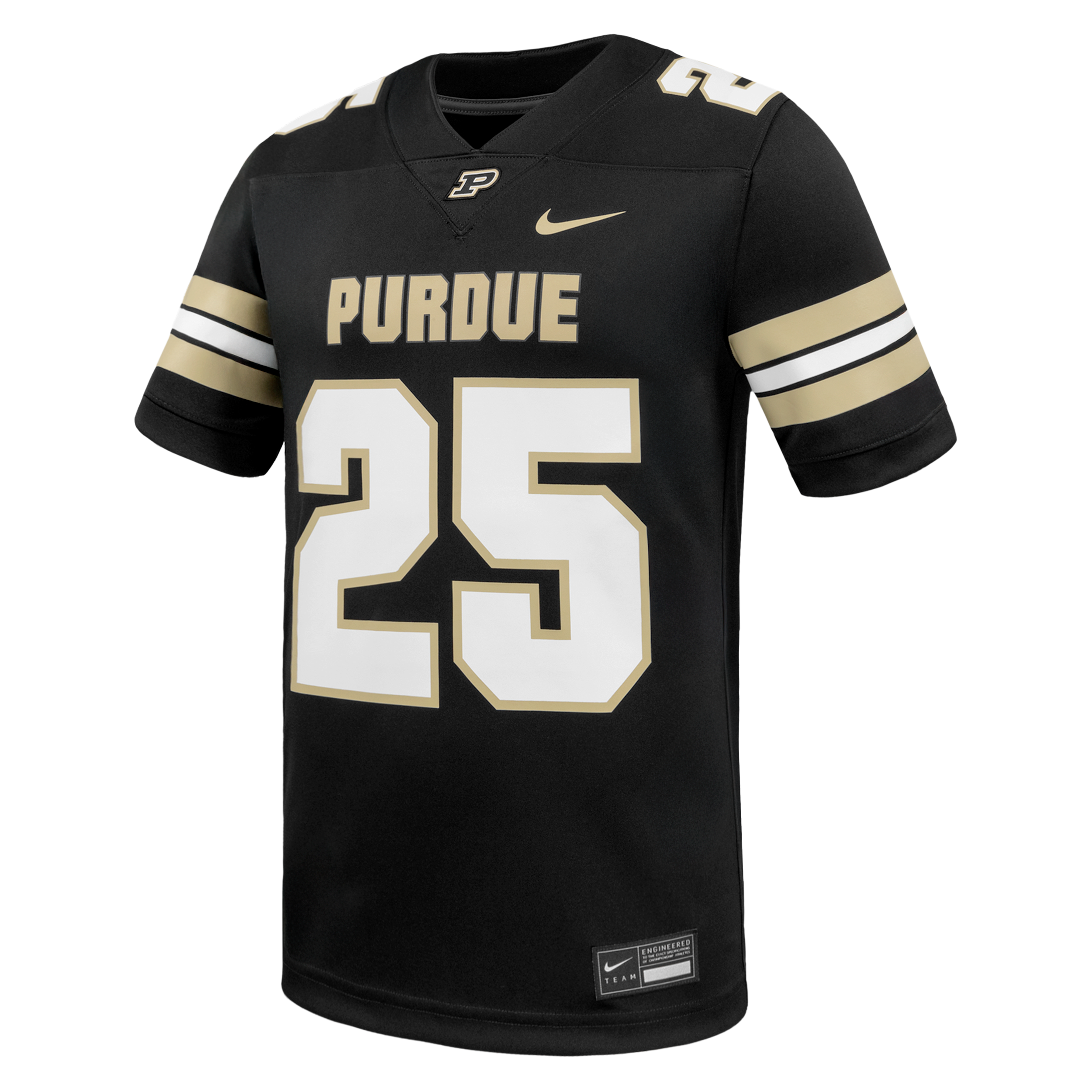 Nike Men's Black Purdue Boilermakers Untouchable Replica Game Jersey - Black