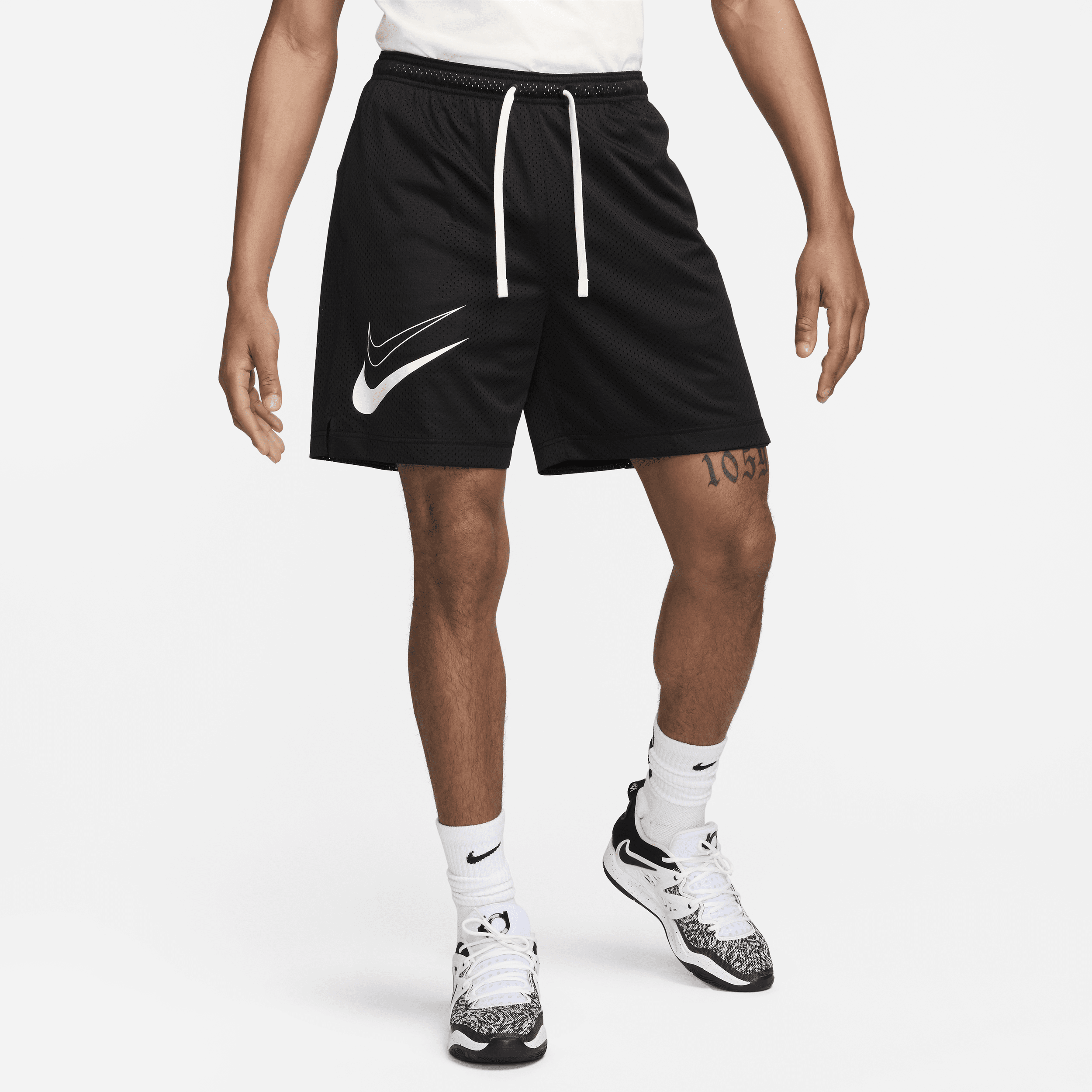 Shop Nike Men's Kd Dri-fit Standard Issue Reversible Basketball Shorts In Black