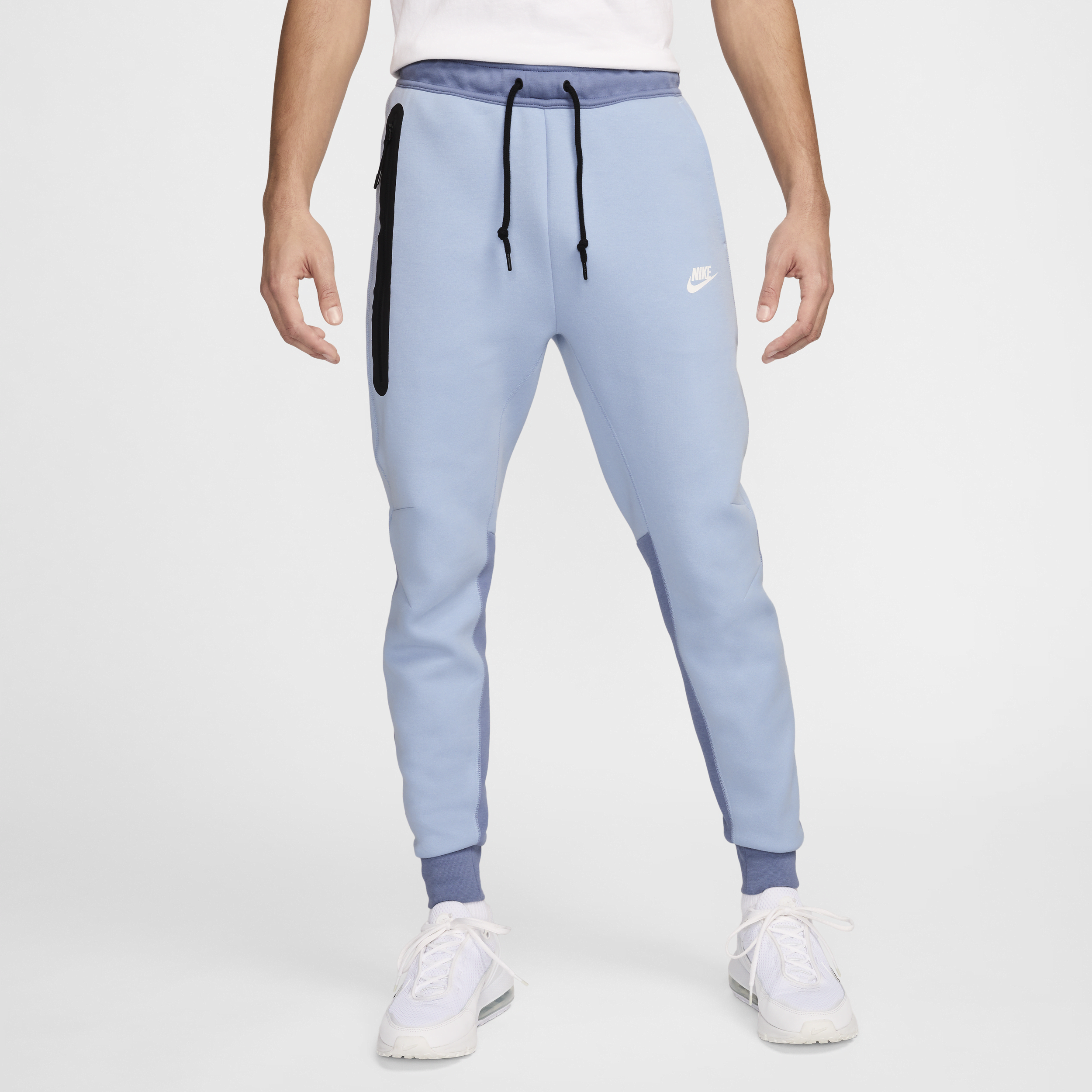 Shop Nike Men's  Sportswear Tech Fleece Jogger Pants In Blue
