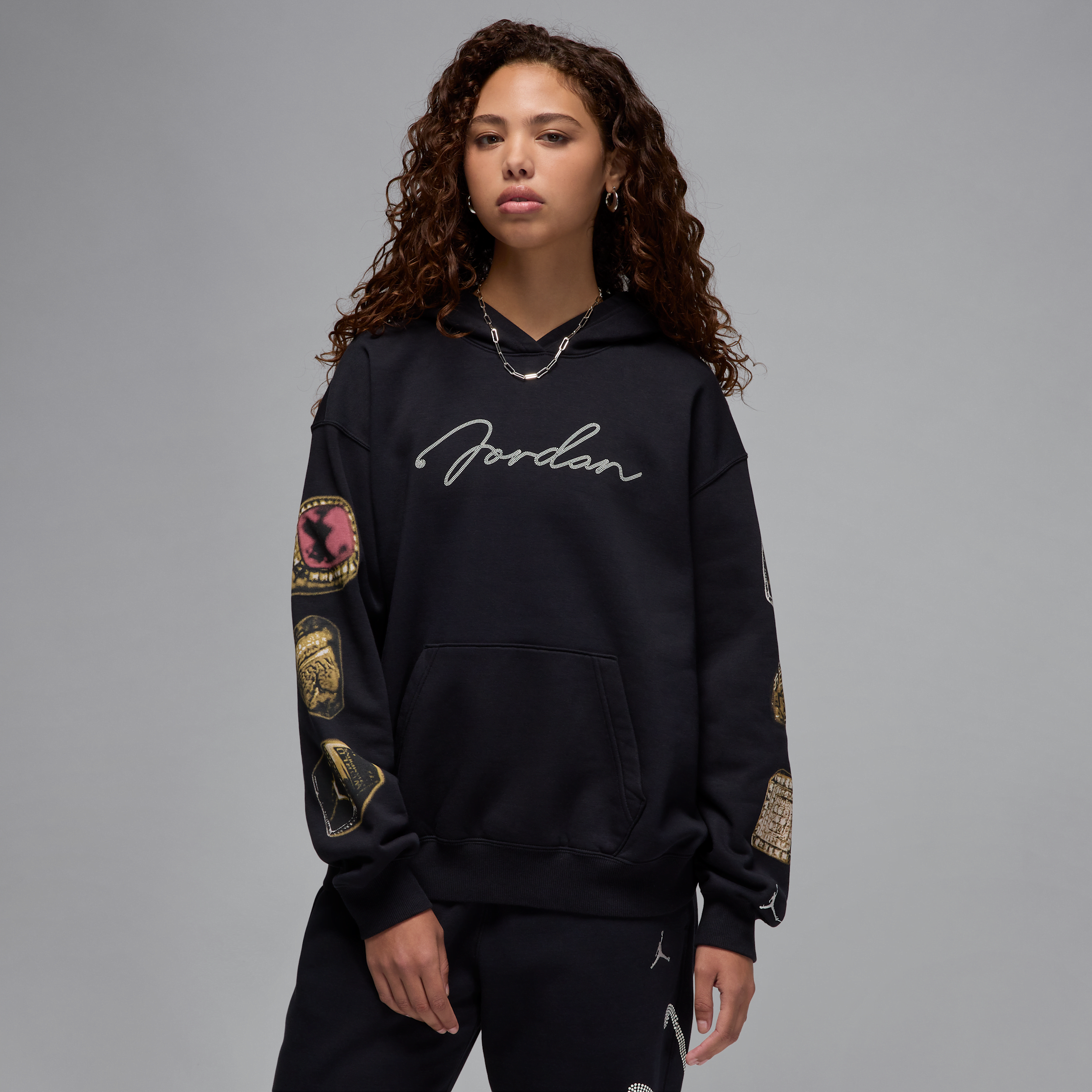 JORDAN WOMEN'S BROOKLYN FLEECE PULLOVER HOODIE 1015648406