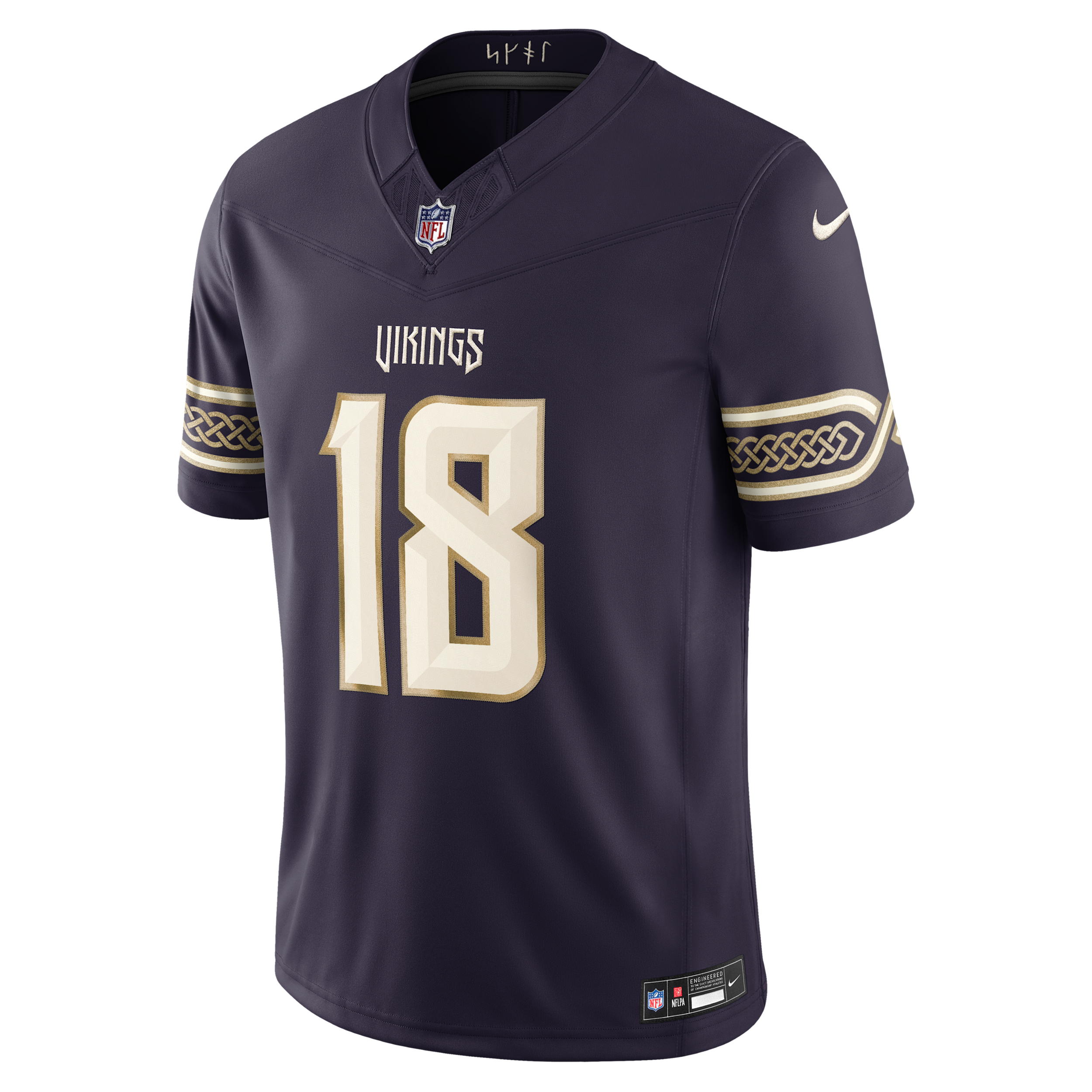 Nike Men's Justin Jefferson Purple Minnesota Vikings 2026 Rivalries Collection Vapor F.u.s.e Stitched Limited Jersey - Purple