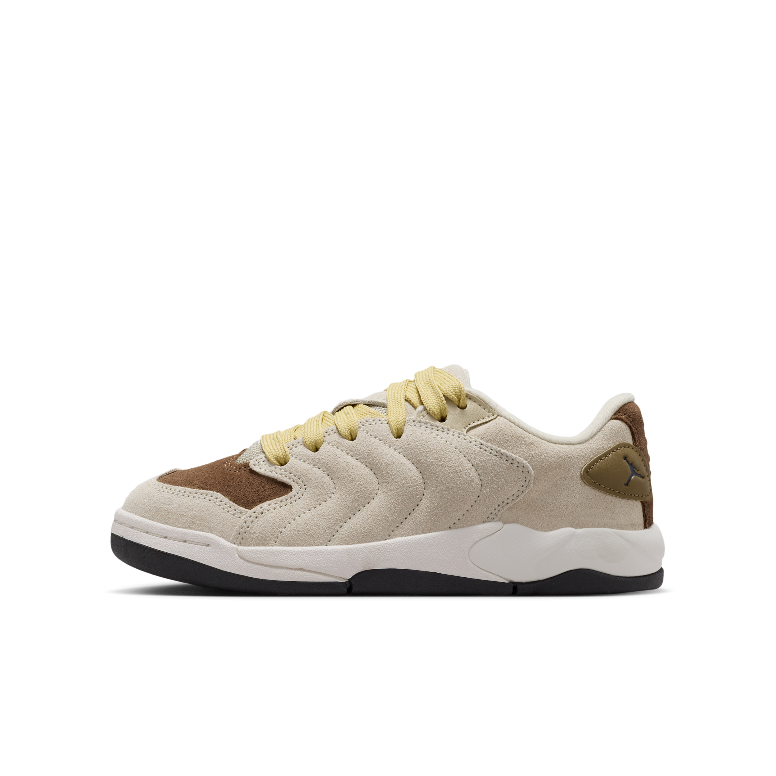 Jordan Boys Session - Boys' Grade School Running Shoes - Light Khaki / Light Wild Mango / Brown Kelp Size 7.0