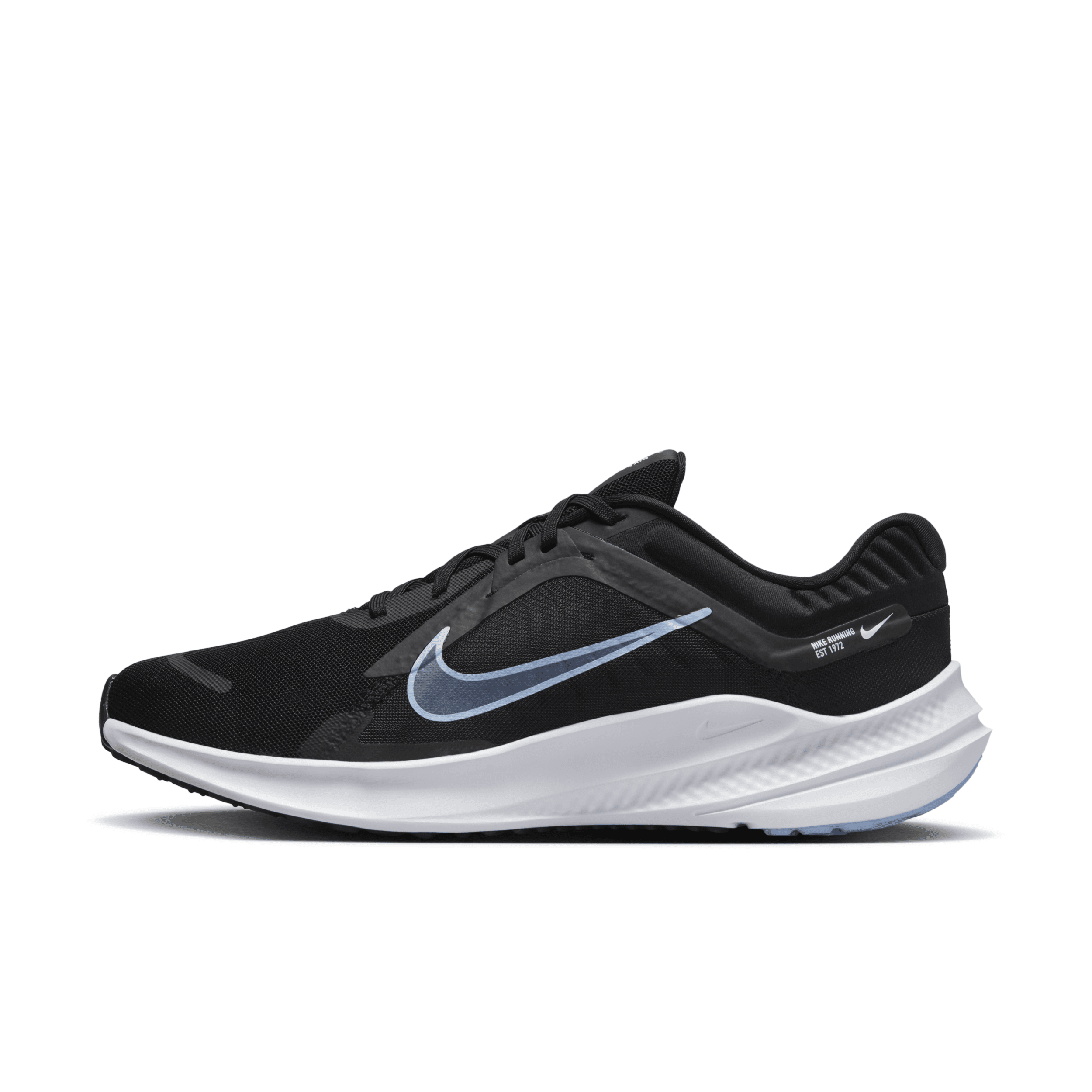 Nike Men's Quest 5 Road Running Shoes In Black