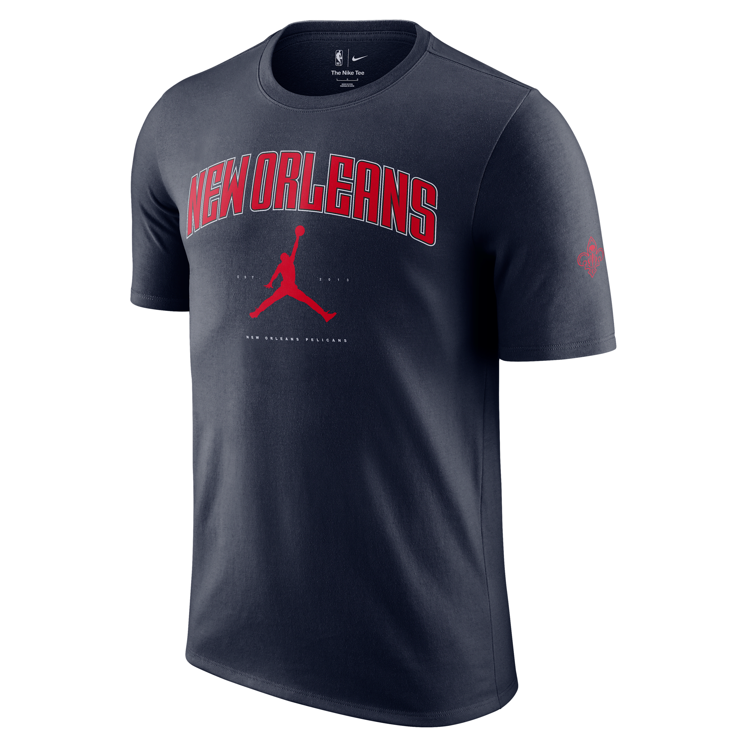 NIKE MEN'S NEW ORLEANS PELICANS ESSENTIAL JORDAN NBA T-SHIRT