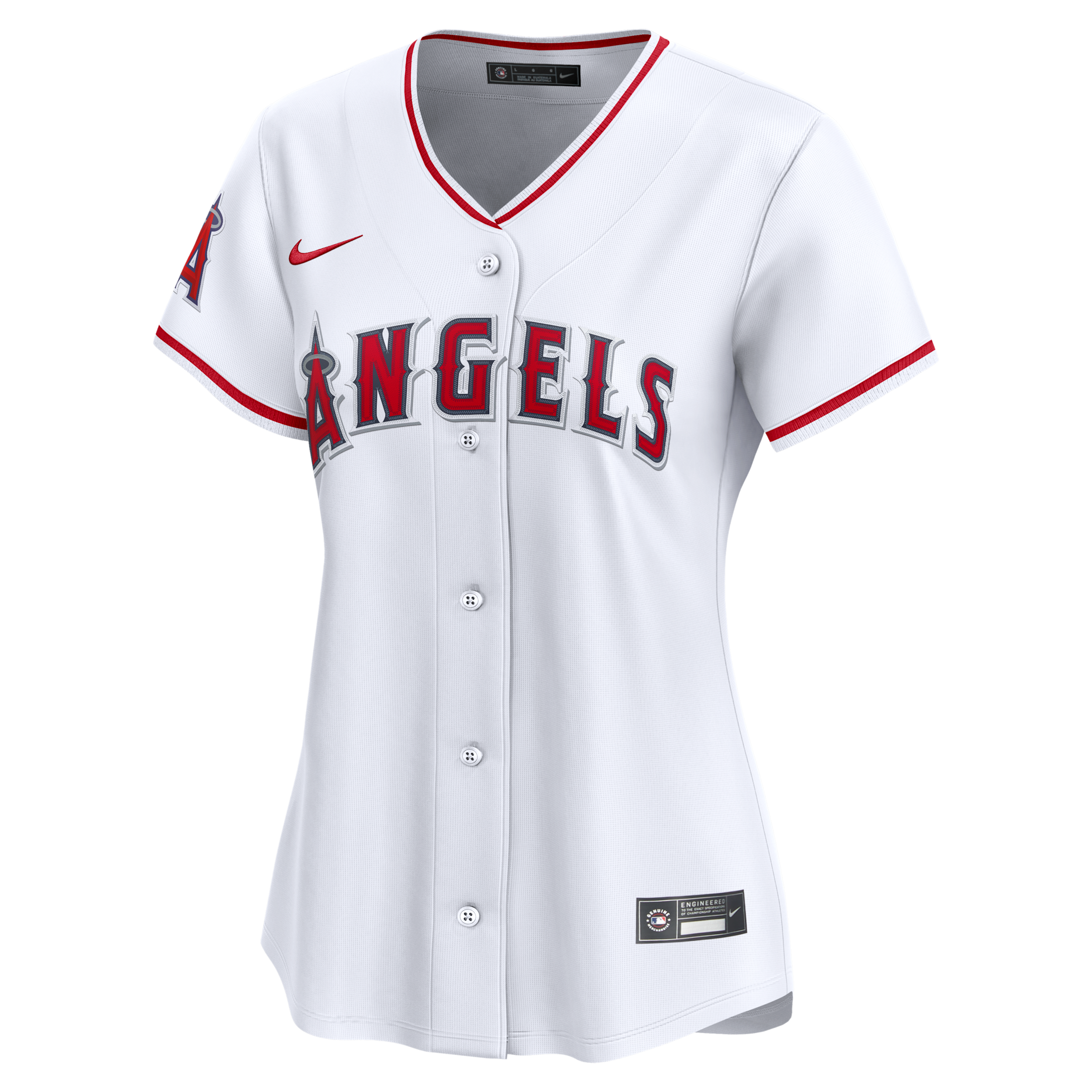 Nike Los Angeles Angels Womenâs  Women's Dri-fit Adv Mlb Limited Jersey In White