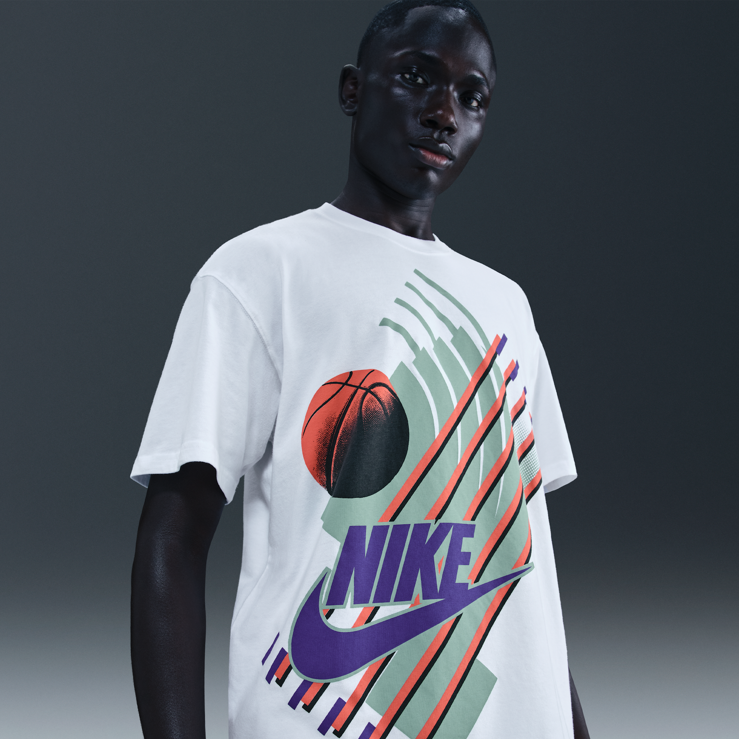Nike Men's Basketball T-shirt In White