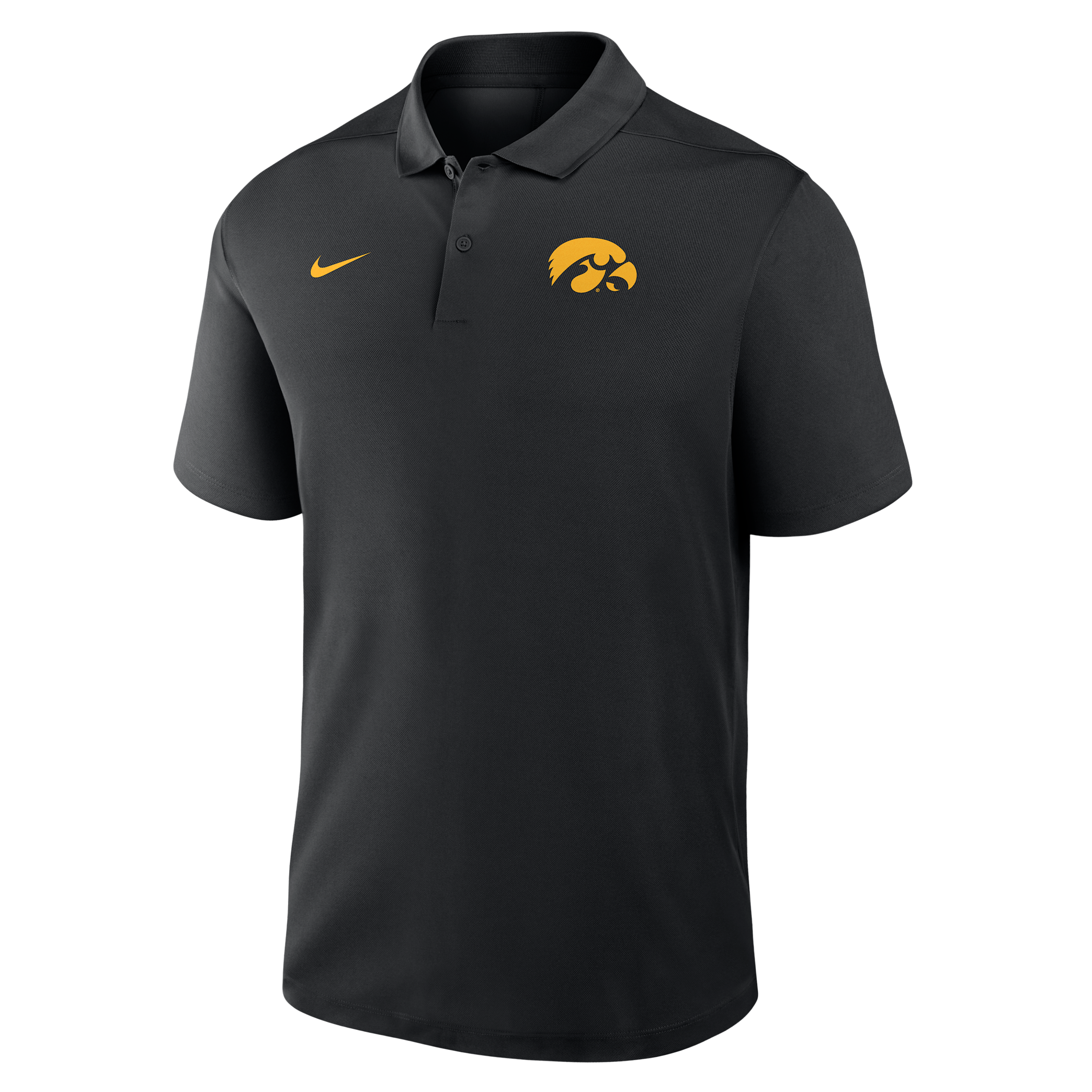 Iowa Victory Nike Men's Dri-FIT College Polo in Black | 035800AIA-R0T