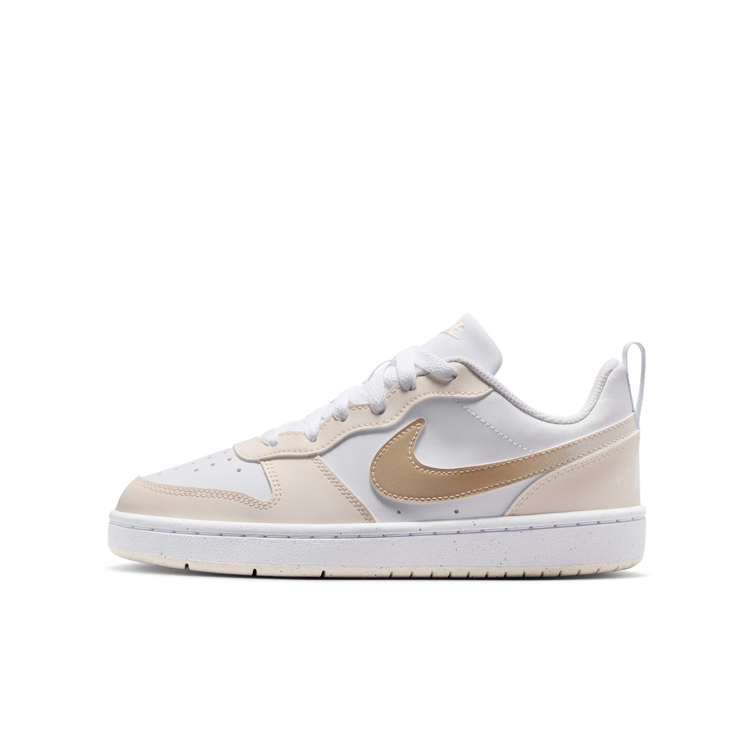 Nike Court Borough Low Big Kids' Shoes in White | IR5462-100