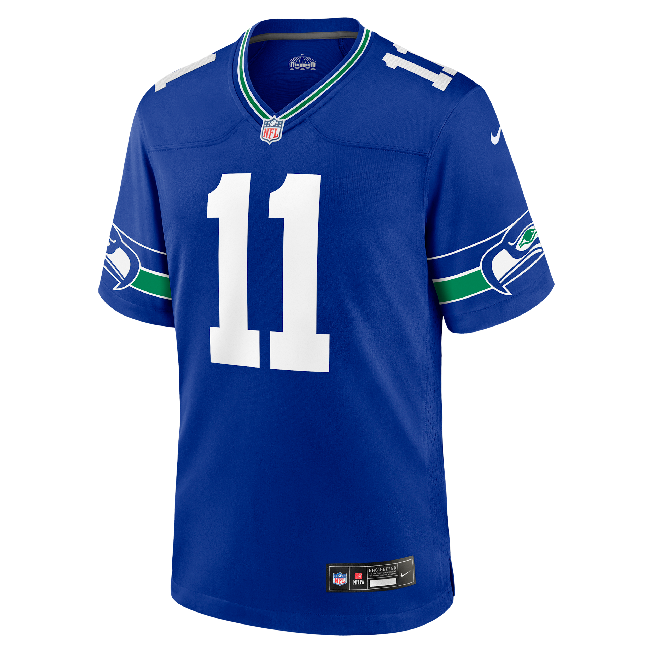 Men's Nike Jaxon Smith-Njigba Royal Seattle Seahawks Throwback Player Game Jersey - Royal