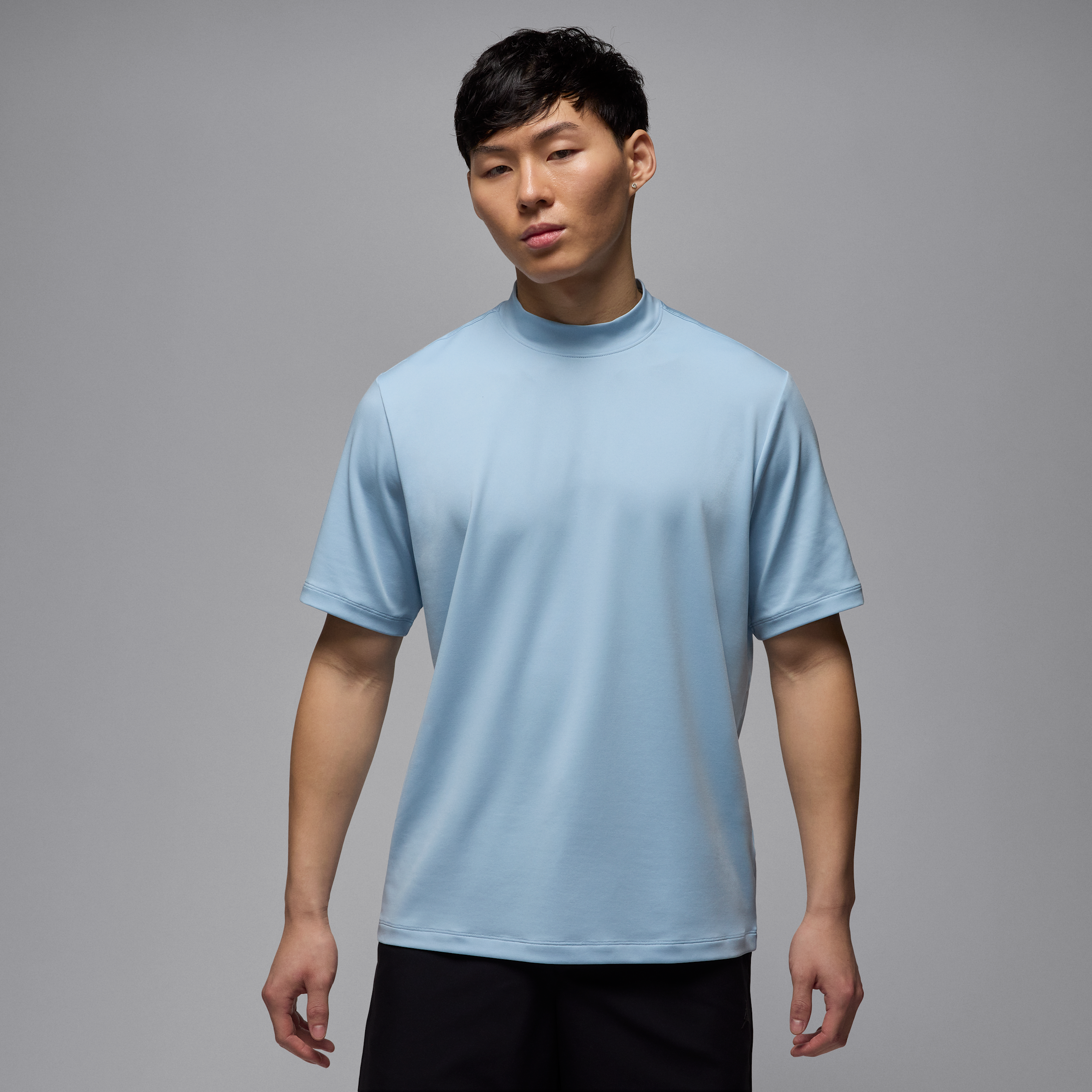 Jordan Men's Sport Mock-neck Golf T-shirt In Blue