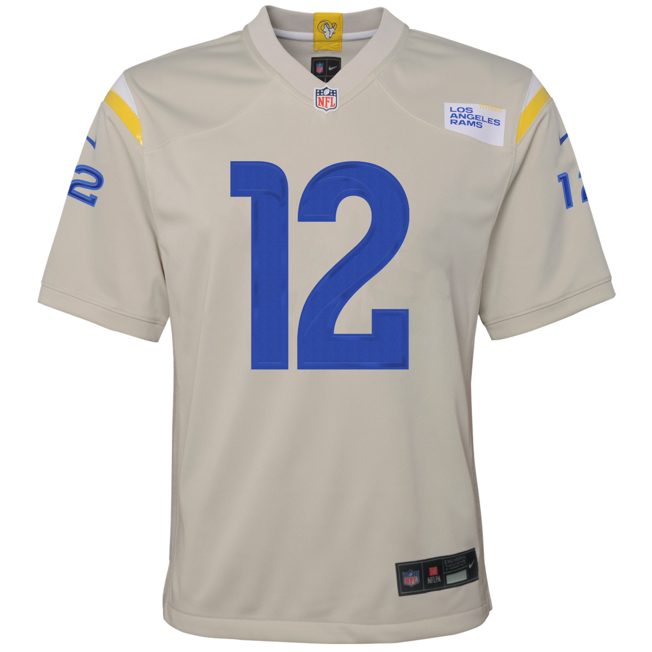 Nike Youth Puka Nacua Cream Los Angeles Rams Alternate Game Jersey In Gray