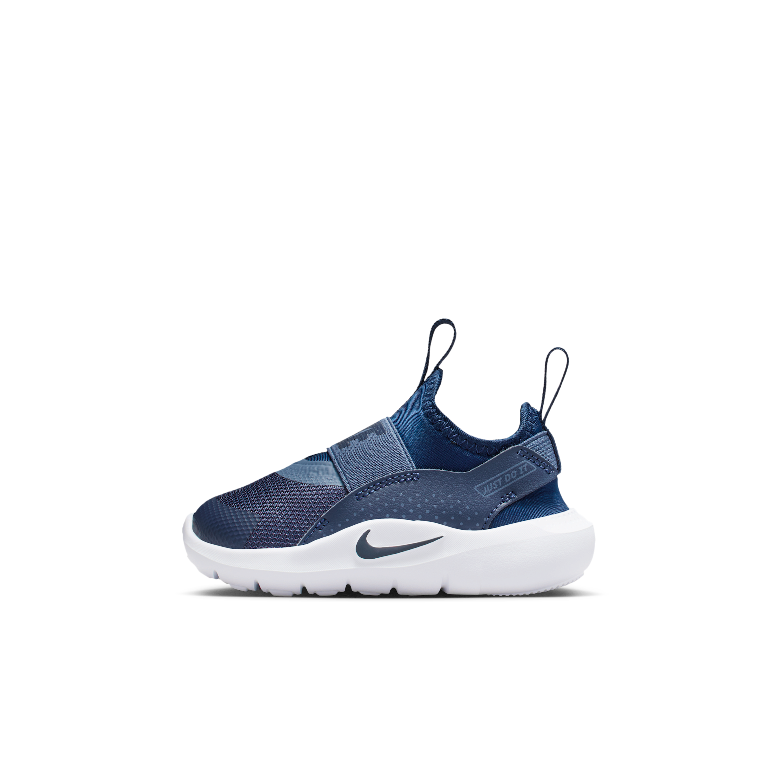 Nike Kids Toddler Flex Runner 4 Running Shoes in Midnight Navy/Blue Void/Black Size: 3.0