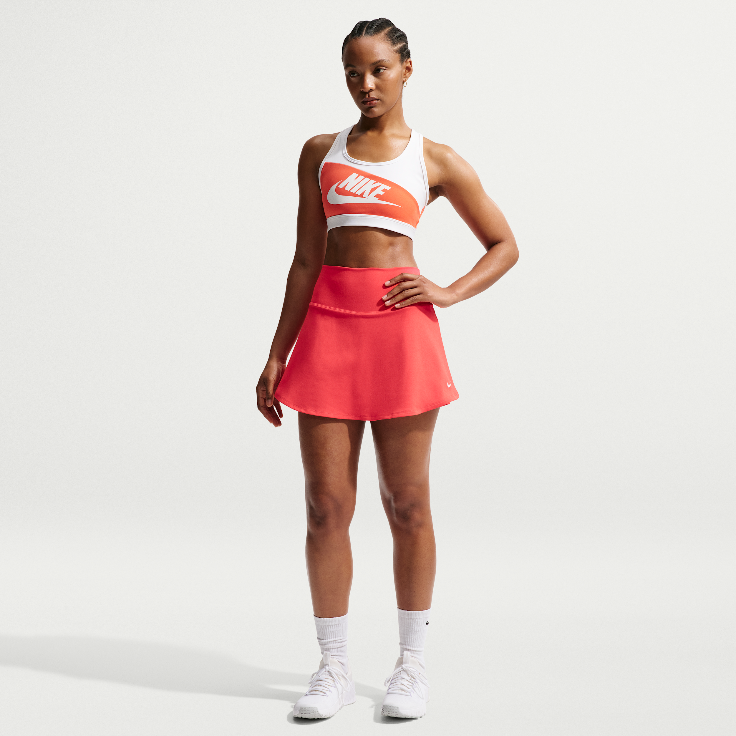 Nike Women's One Dri-FIT Skirt in Red | IH8614-696