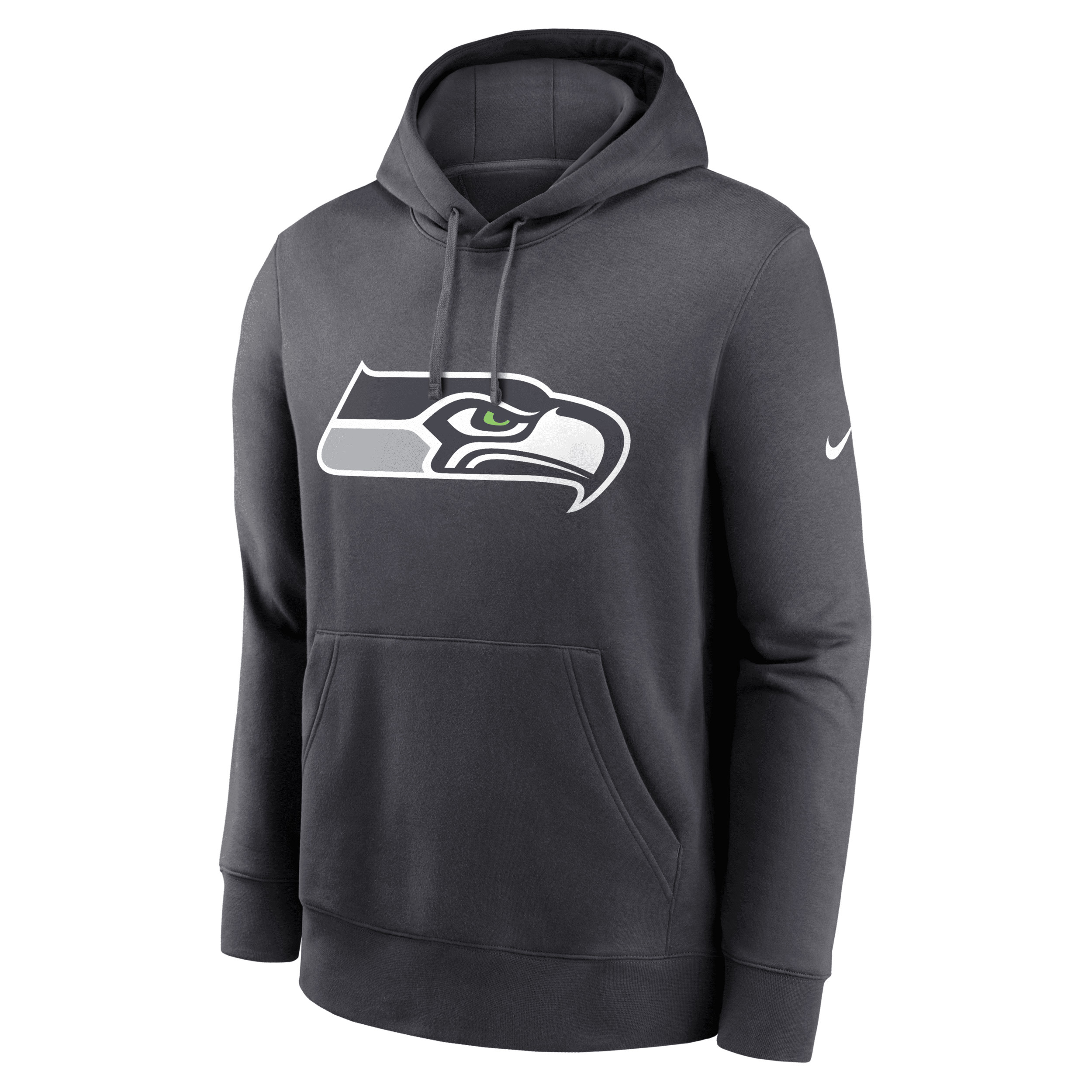 NIKE SEATTLE SEAHAWKS CLUB LOGO MEN'S NFL PULLOVER HOODIE 1015767481