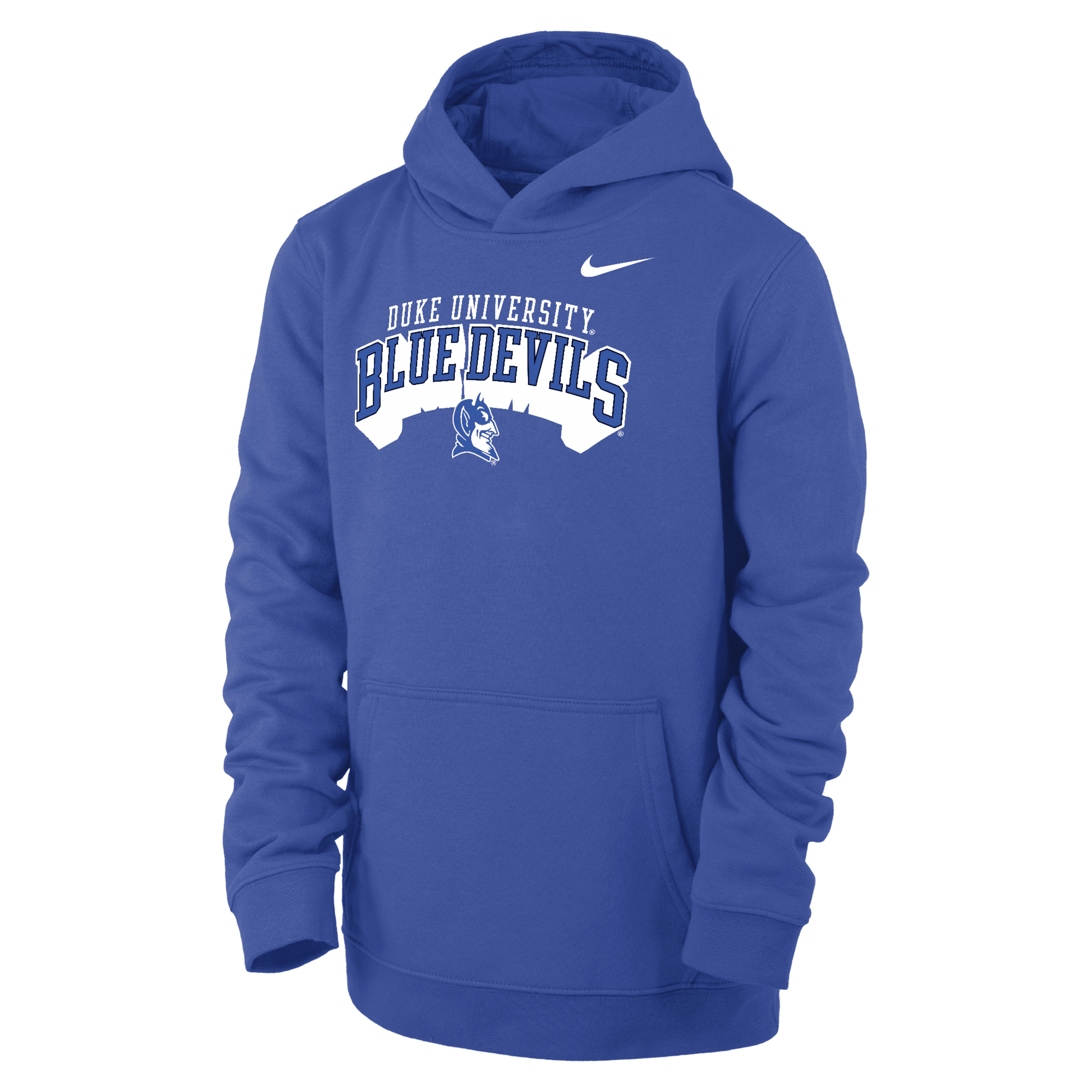 Shop Nike Duke Club Fleece Big Kids' (boys')  College Pullover Hoodie In Blue