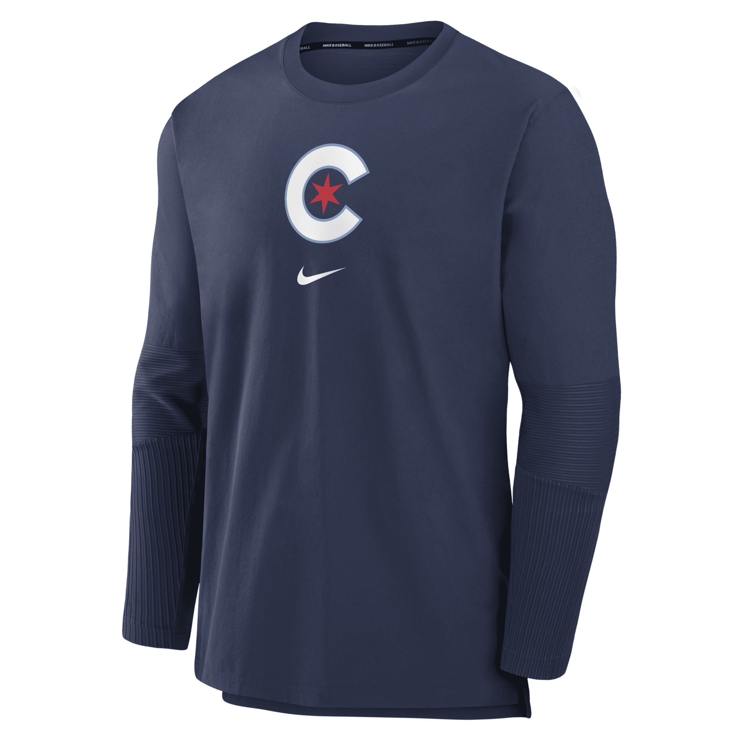 Shop Nike Chicago Cubs Authentic Collection City Connect Player  Men's Dri-fit Mlb Pullover Jacket In Blue