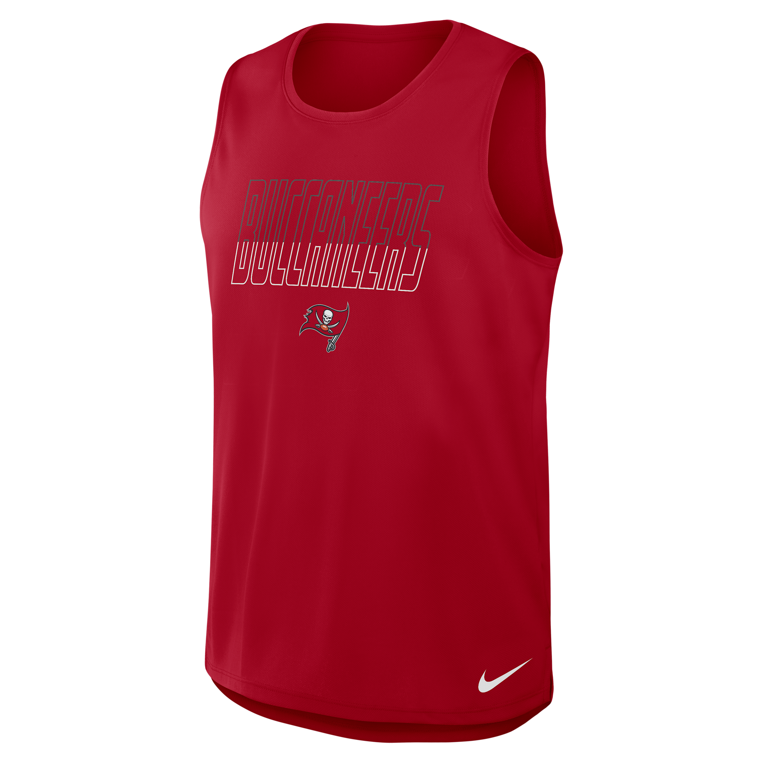 Tampa Bay Buccaneers Nike Men's Dri-FIT NFL Tank Top in Red | 045R6DL8B-YPB