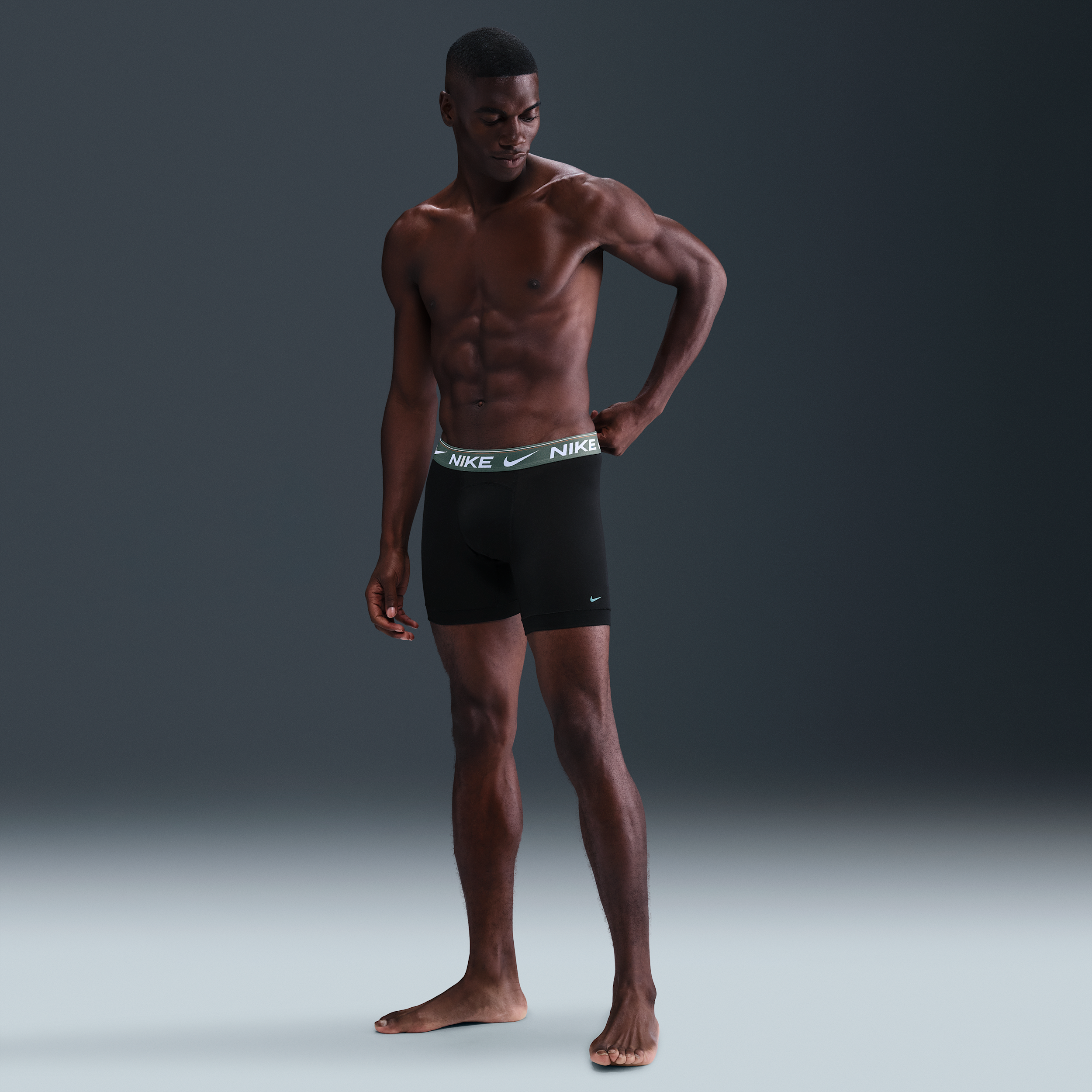 Nike Men's Dri-fit Ultra Comfort Boxer Briefs (3-pack) In Gray
