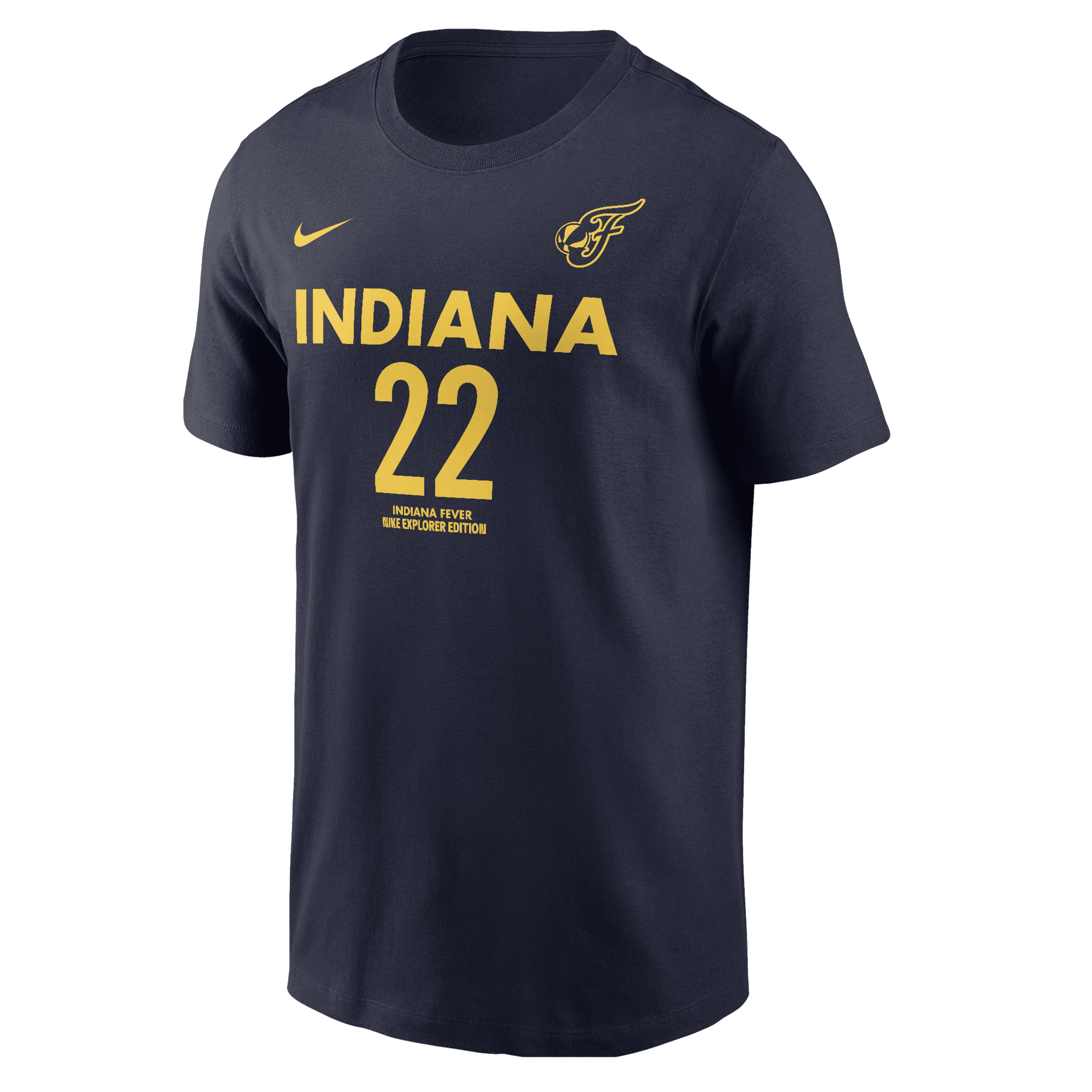 Nike Men's and Women's Caitlin Clark Navy Indiana Fever 2024 Wnba Draft Explorer Edition Player Name Number T-Shirt - Navy