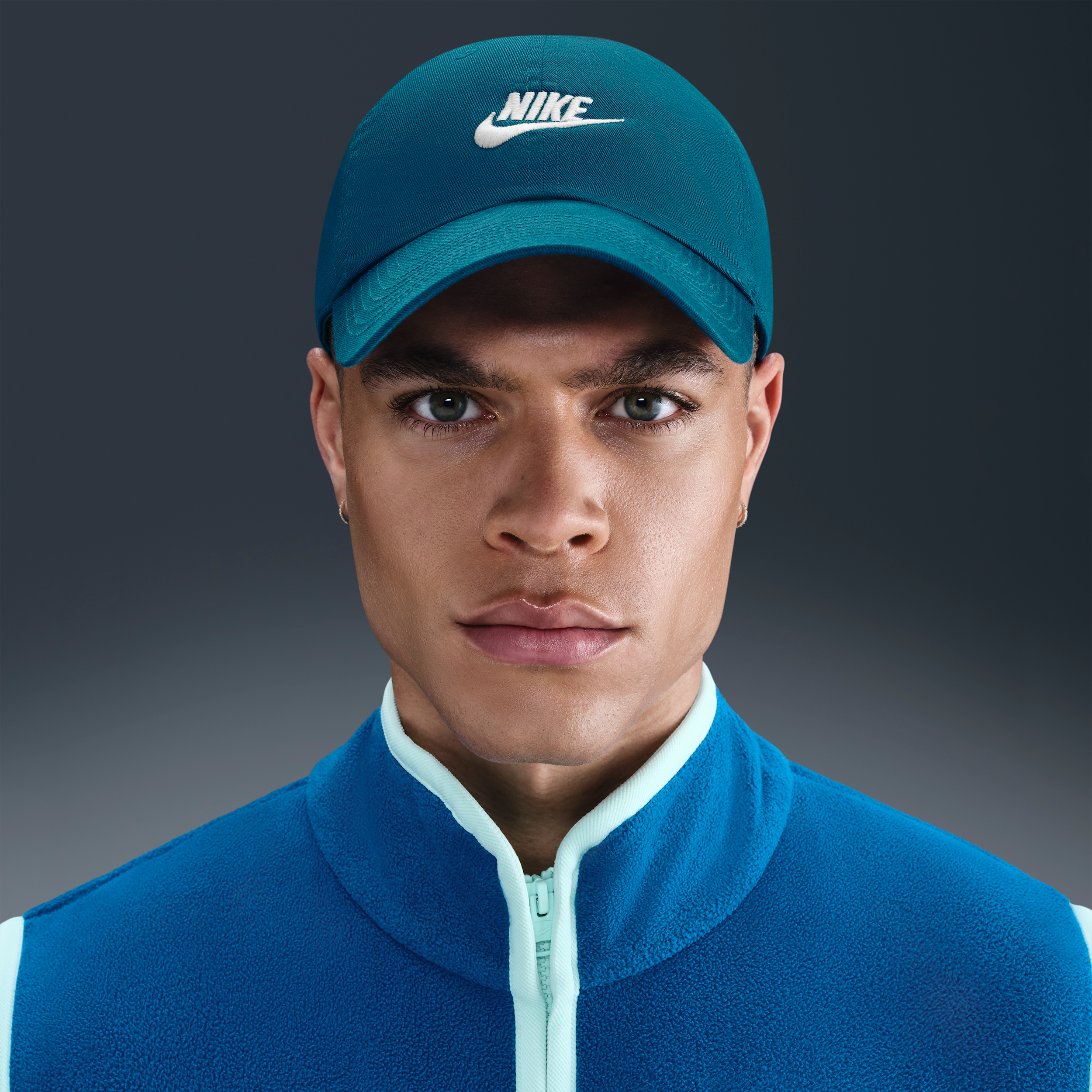 Nike Unisex Club Unstructured Futura Wash Cap In Blue