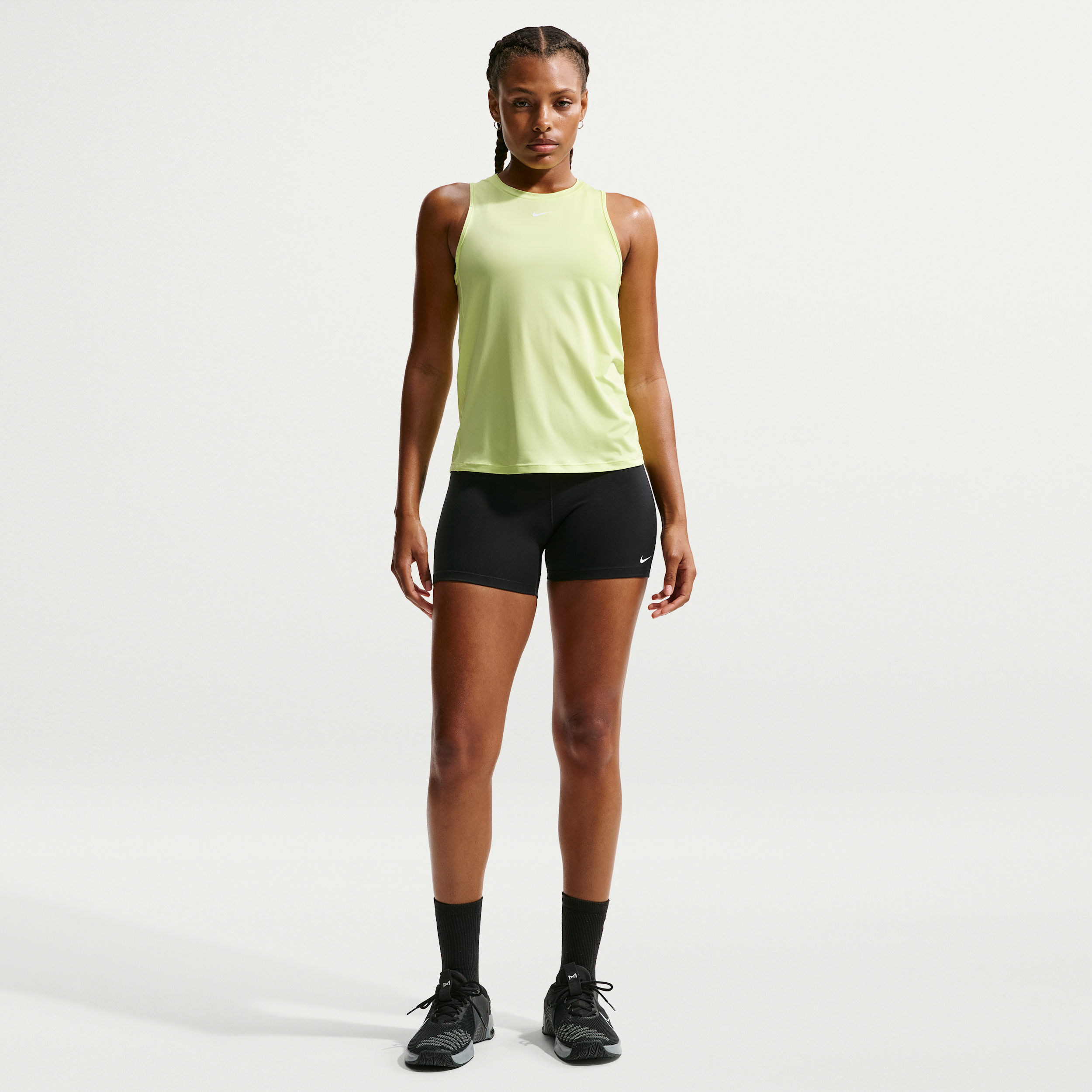 Nike Women's One High-Waisted 5" Biker Shorts in Black | FN3211-011