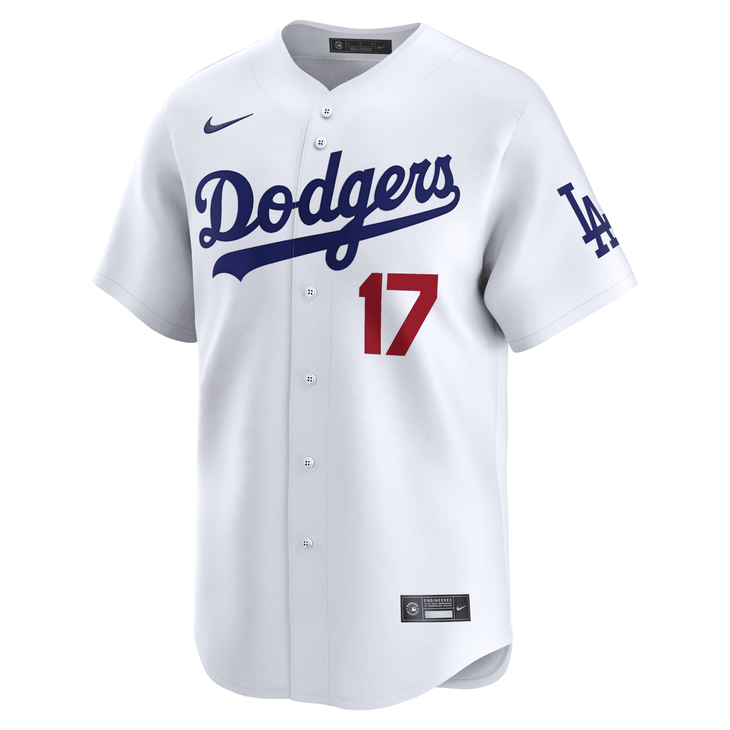 Nike Shohei Ohtani Los Angeles Dodgers  Men's Dri-fit Adv Mlb Limited Jersey In White