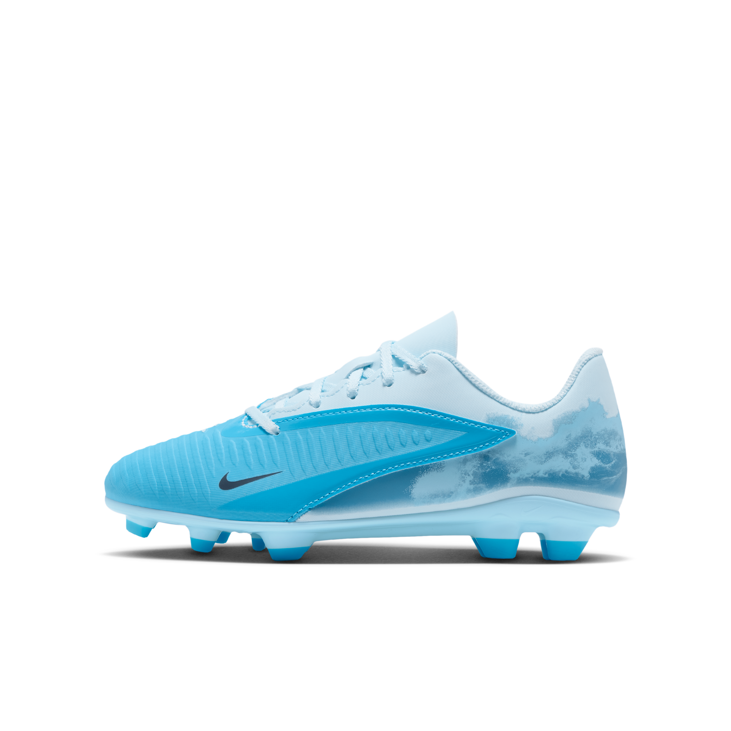 Nike Jr. Phantom 6 Low Club "Erling Haaland" Big Kids' Multi-Ground Soccer Cleats in Blue | IV4044-401