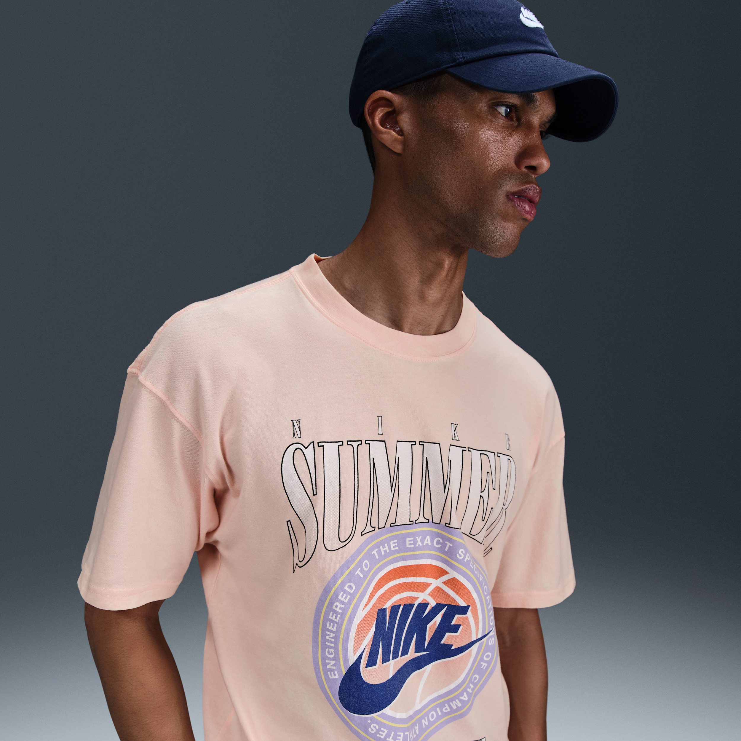 Nike Men's Max90 Basketball T-Shirt in Pink | HJ3434-664