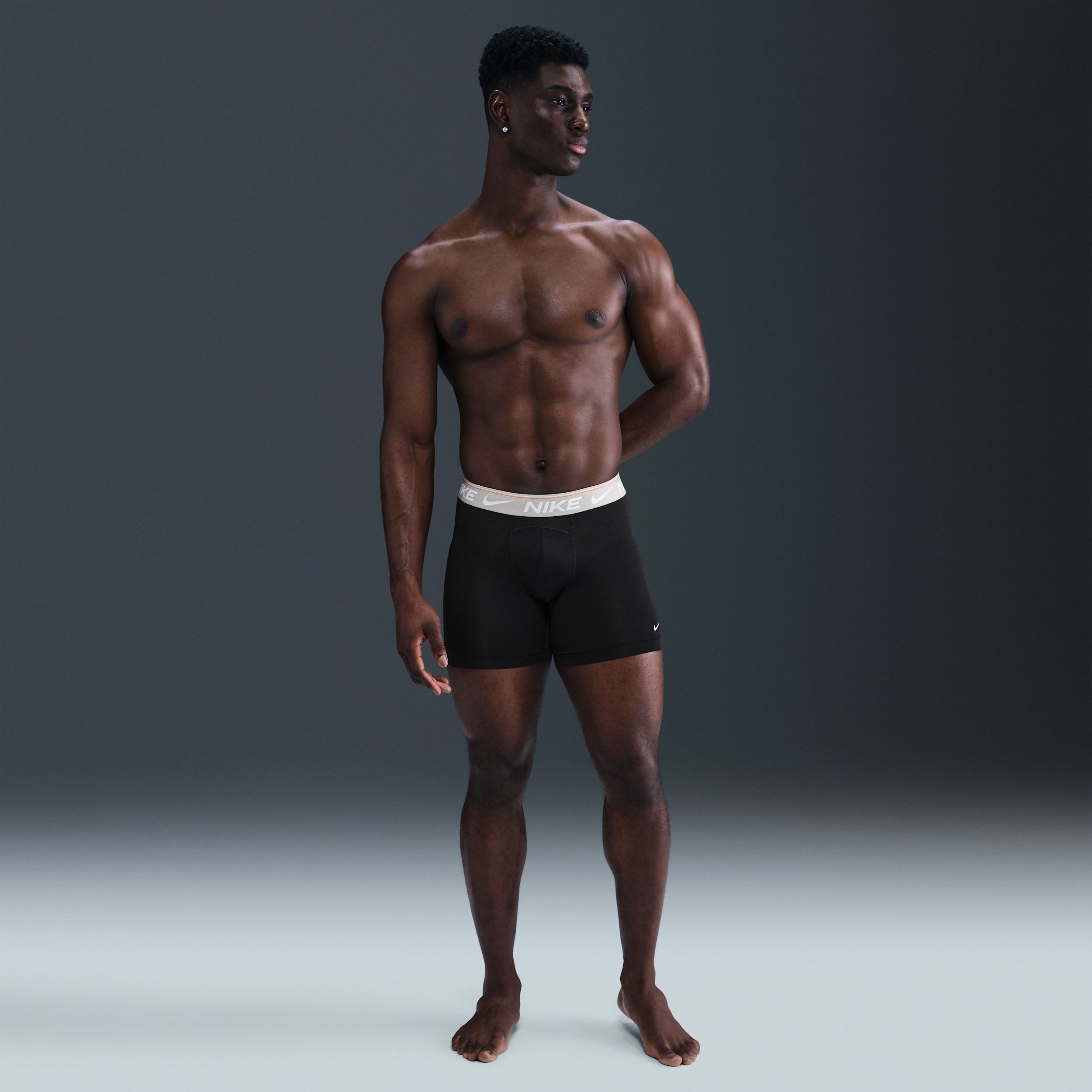 Nike Men's Dri-fit Ultra Comfort Boxer Briefs (3-pack) In Black