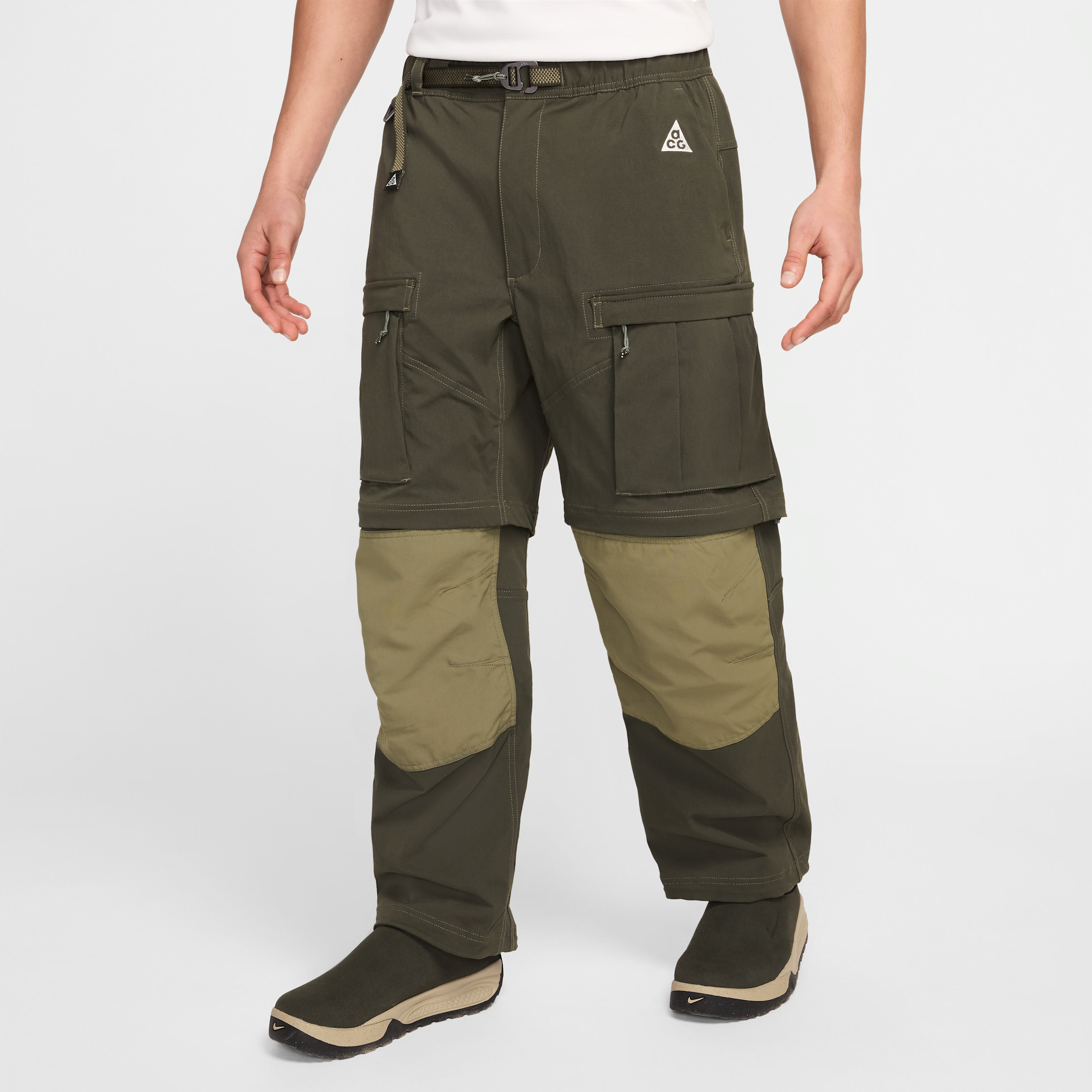 Nike Acg Smith Summit Convertible Cargo Pants In Green