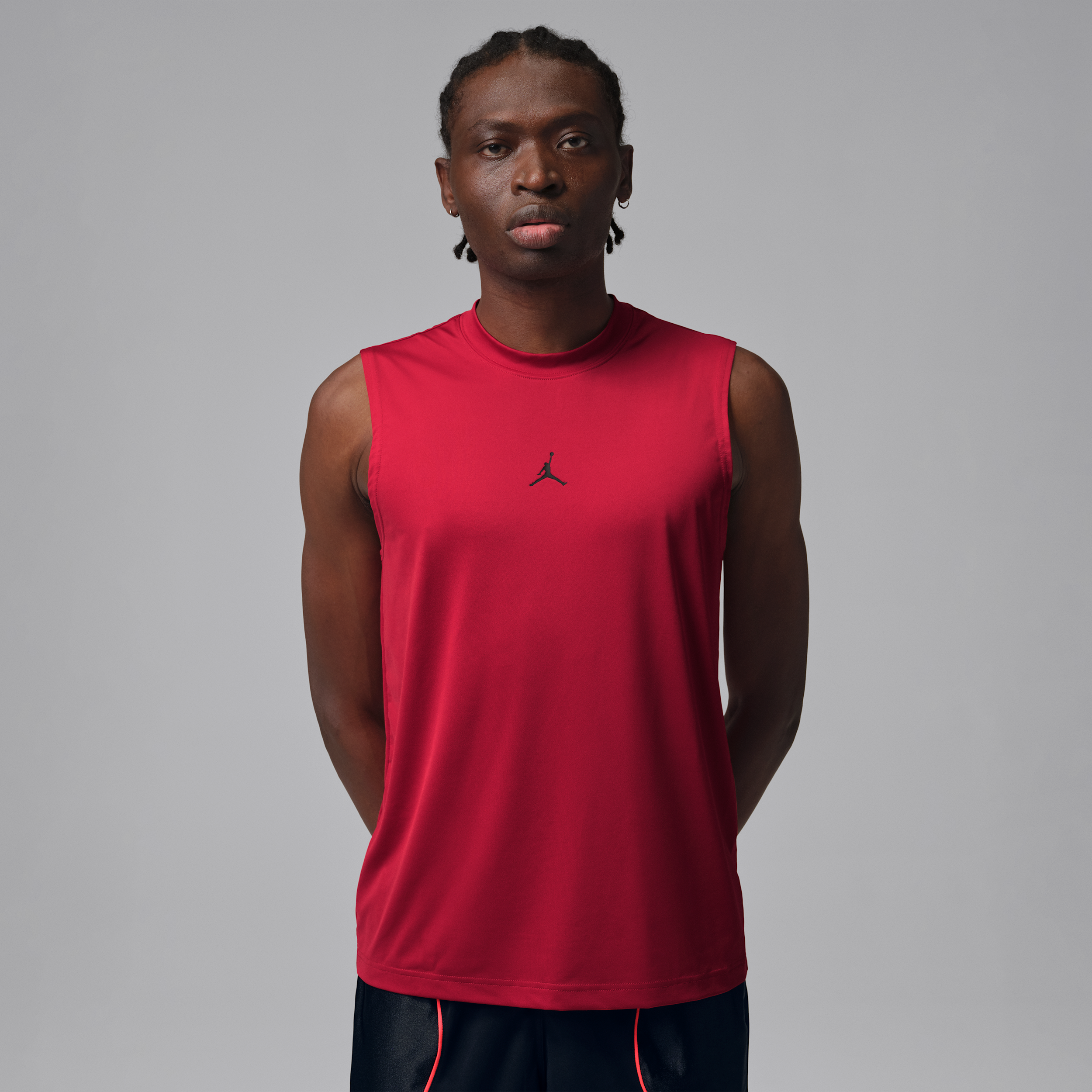 Men's Jordan Sport Essentials Dri-FIT Sleeveless Top in Red | IF0889-687