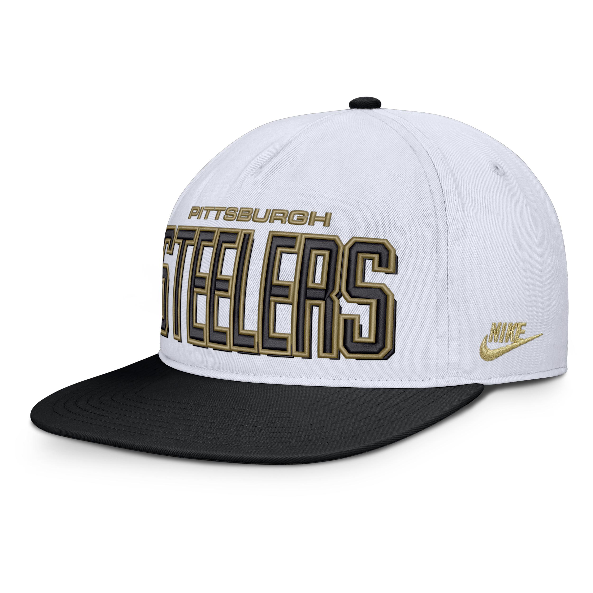 Pittsburgh Steelers Pro Nike Men's NFL Adjustable Hat in White | NF57064N7LV-VGY