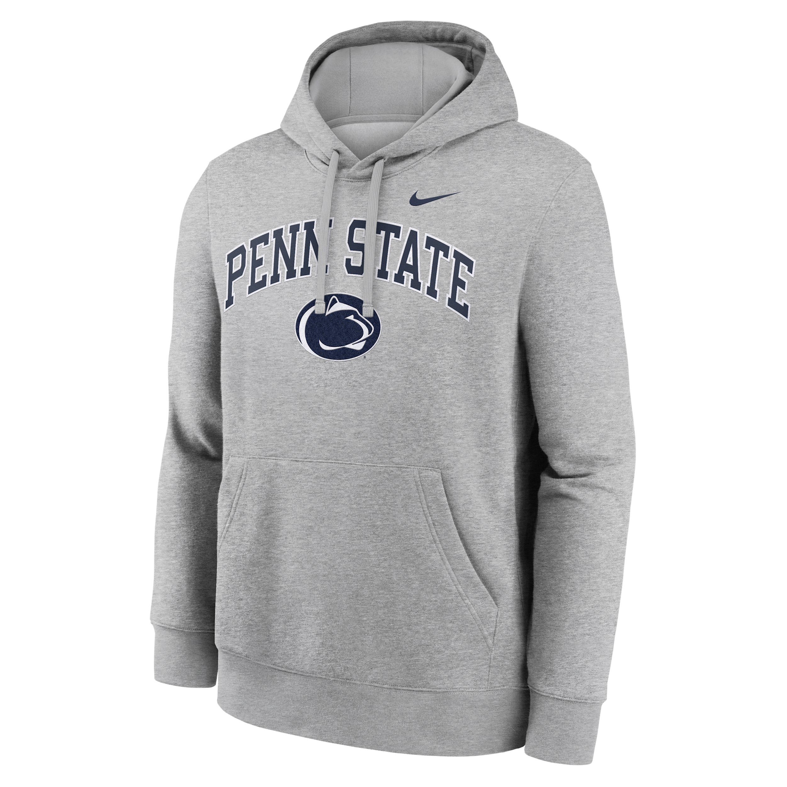 Nike Penn State Arch  Men's College Pullover Hoodie In Gray