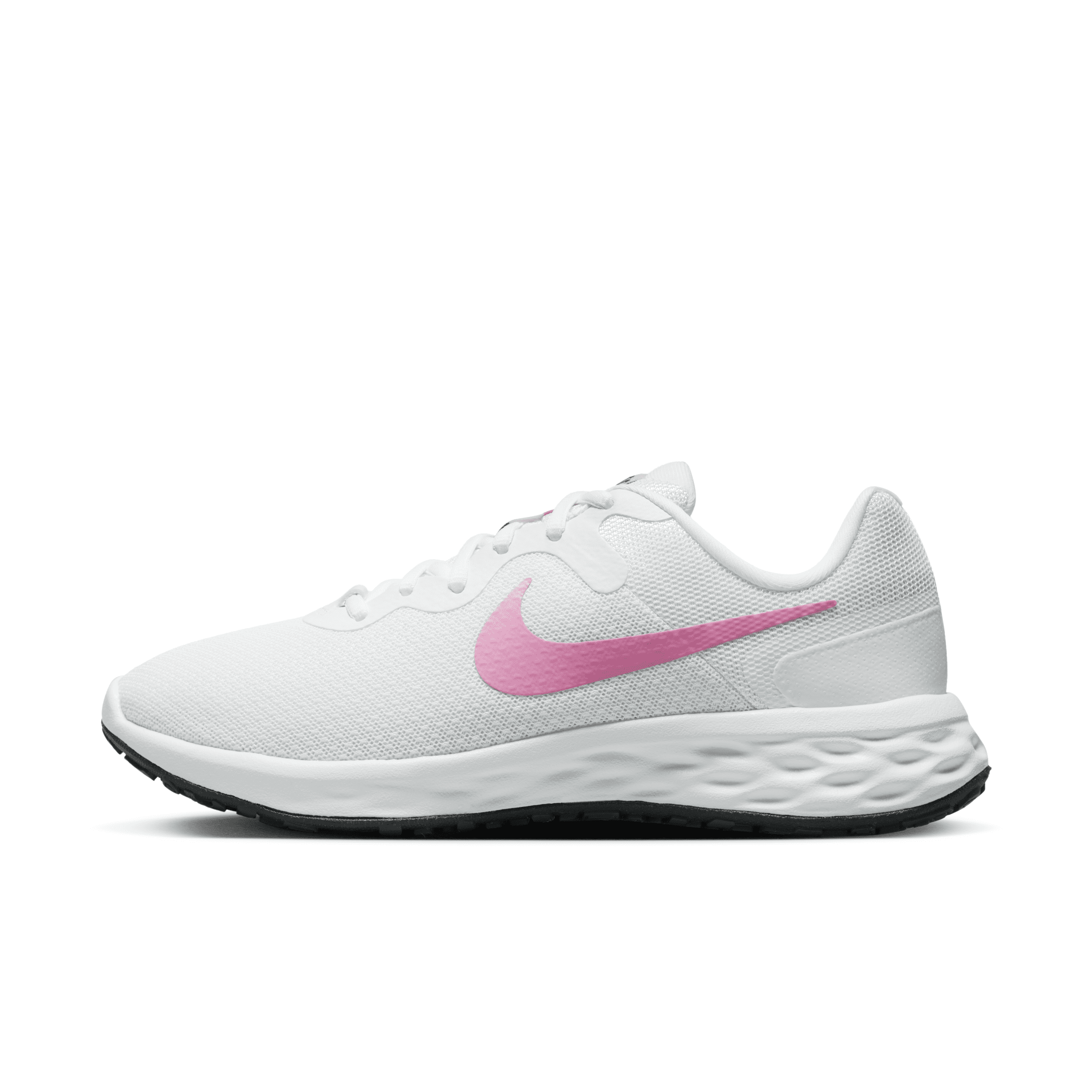 Nike Women's Revolution 6 Road Running Shoes (wide) In White