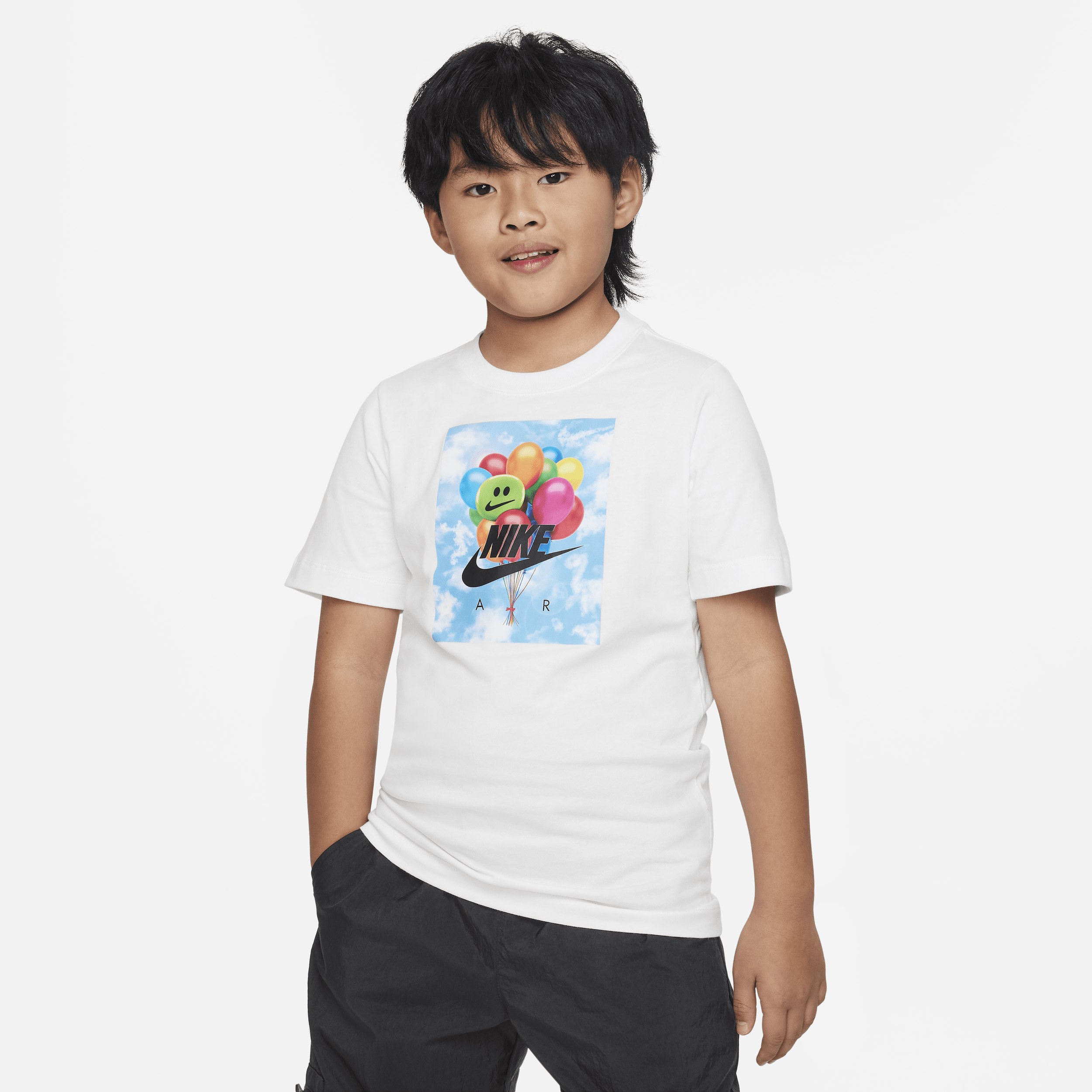 Nike Sportswear Big Kids' T-shirt In White