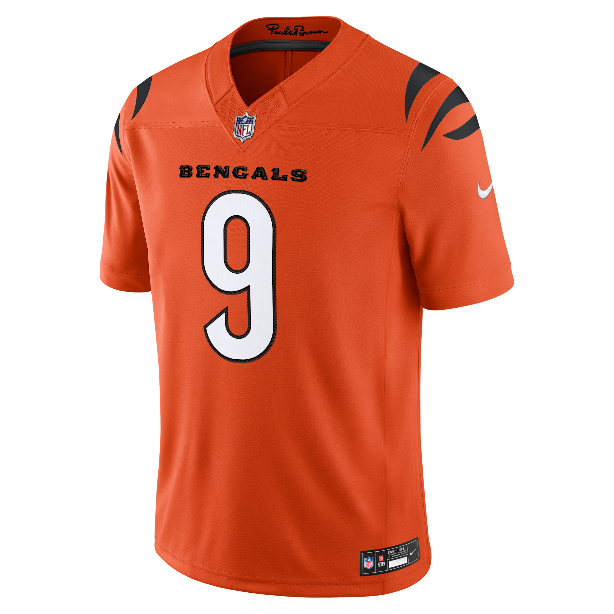 Joe Burrow Cincinnati Bengals Nike Men's Dri-FIT NFL Limited Jersey in Orange | 37NMCGLA9AF-UYV