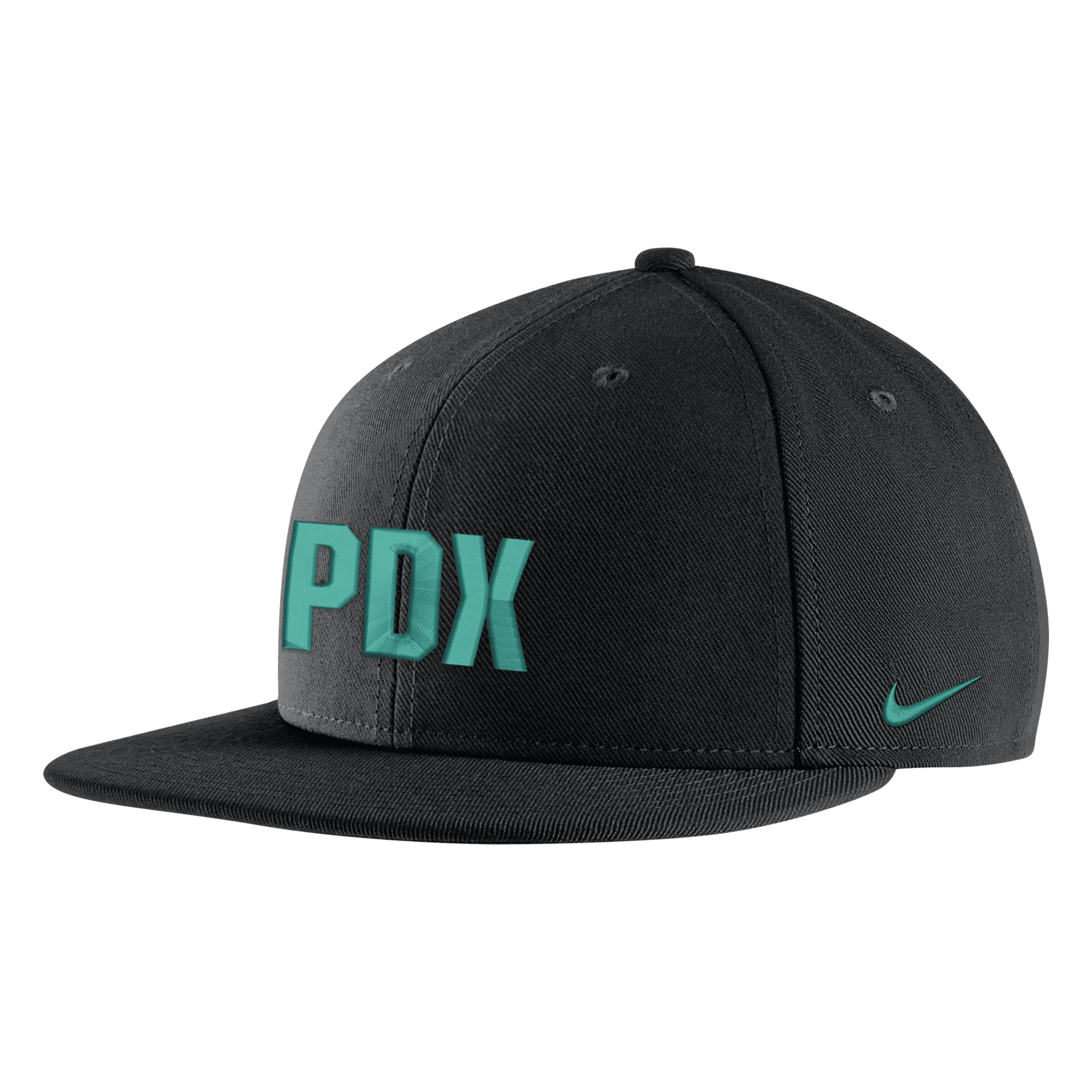 Nike Portland Trail Blazers City Edition  Men's Nba Snapback Hat In Black