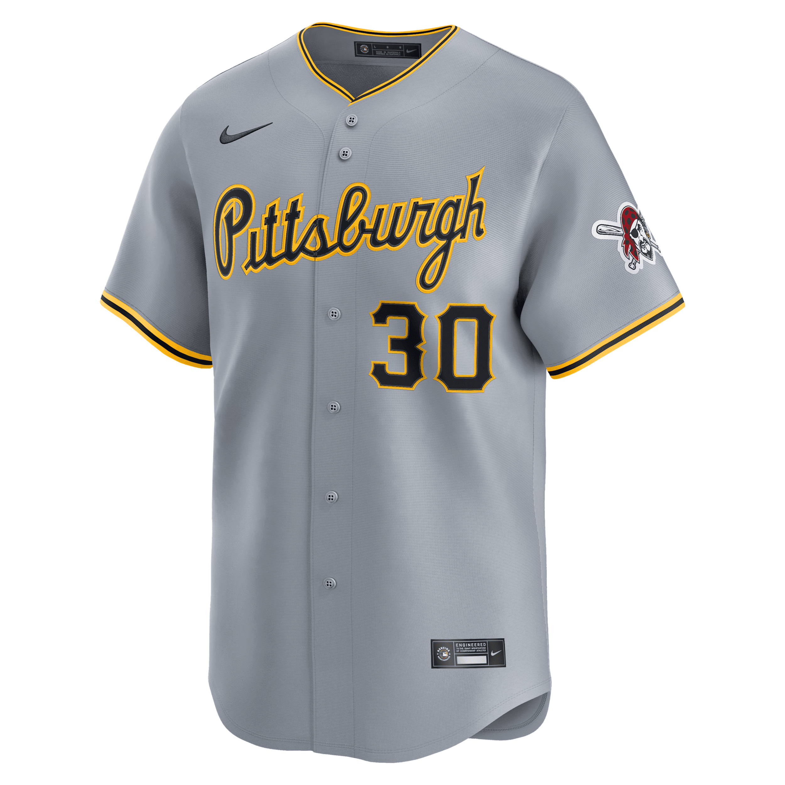 Paul Skenes Pittsburgh Pirates Nike Men's Dri-FIT ADV MLB Limited Jersey in Grey | LM25PTRDPT9-RN8