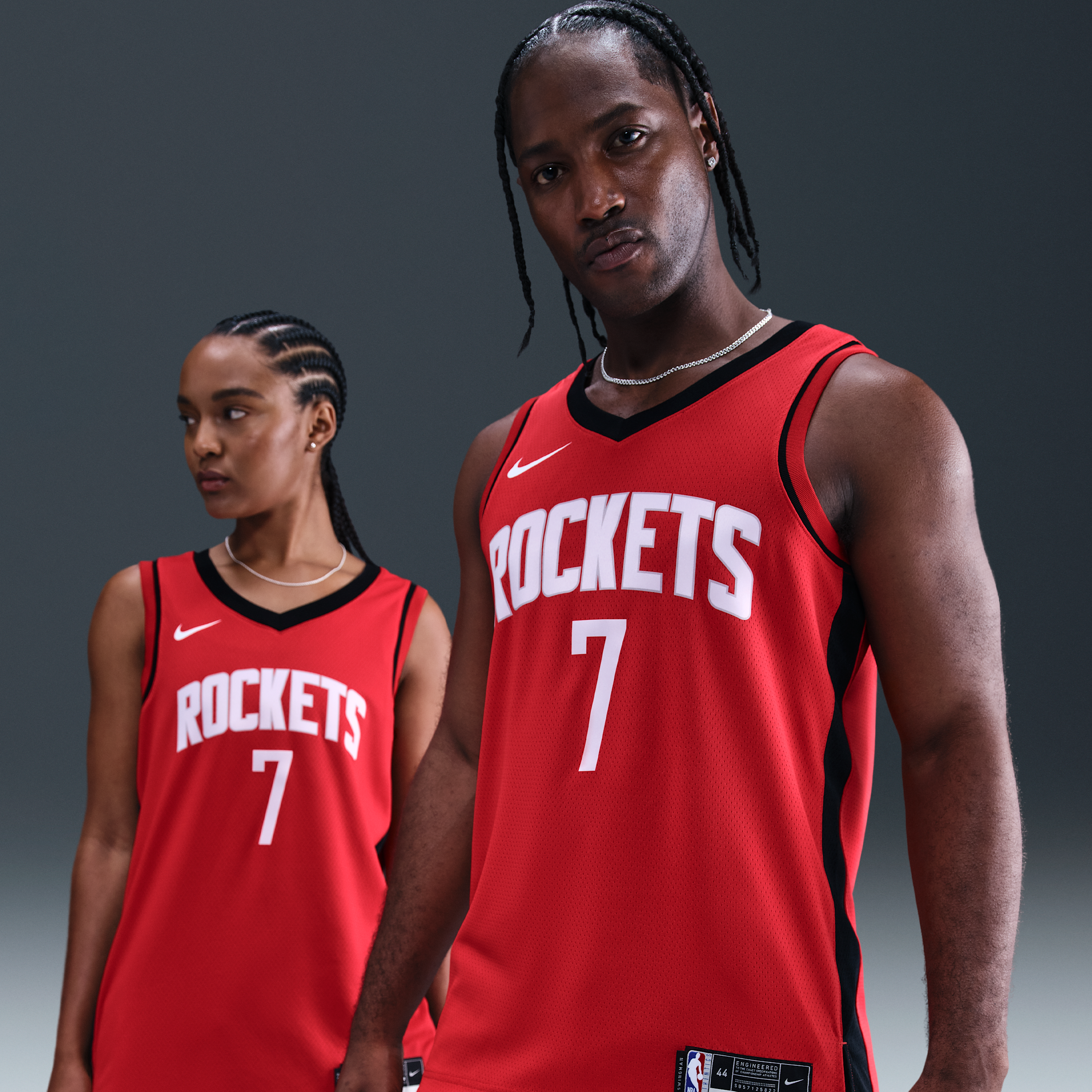 Houston Rockets Icon Edition Nike Men's Dri-FIT NBA Swingman Jersey in Red | DN2006-673